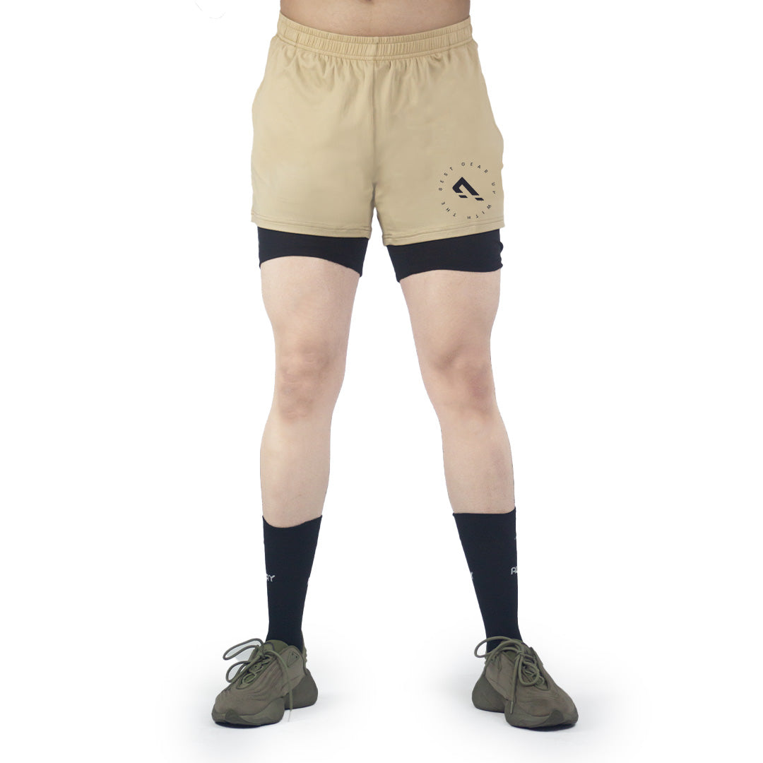 Swift Compression Shorts Beige Alay