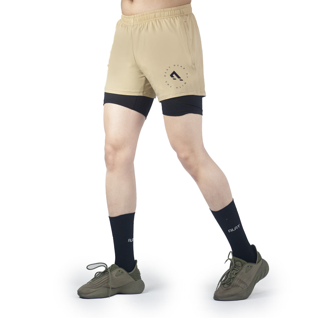 Swift Compression Shorts Beige Alay