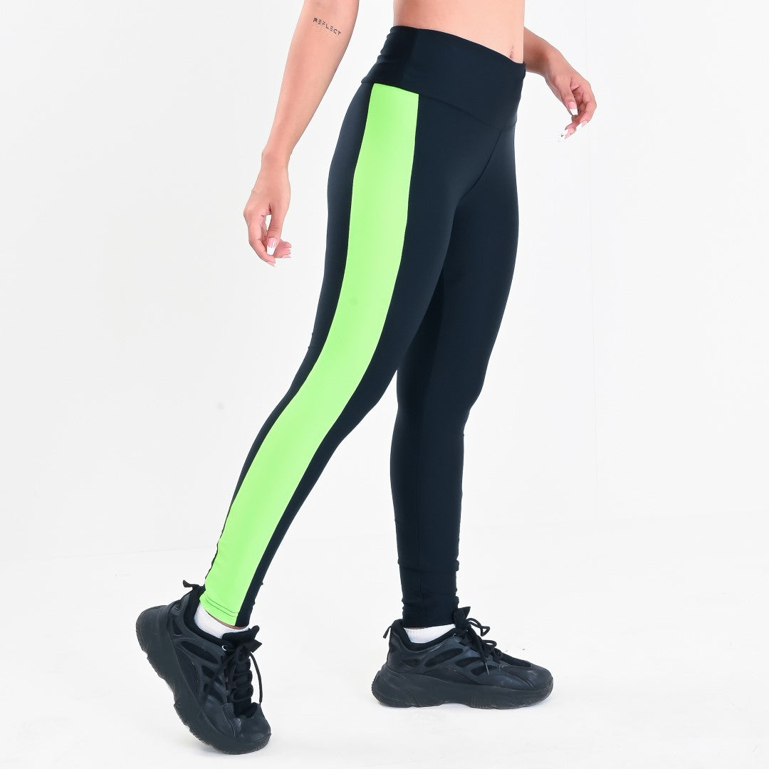 Allure Yoga Pants Black/Neon – Alay1