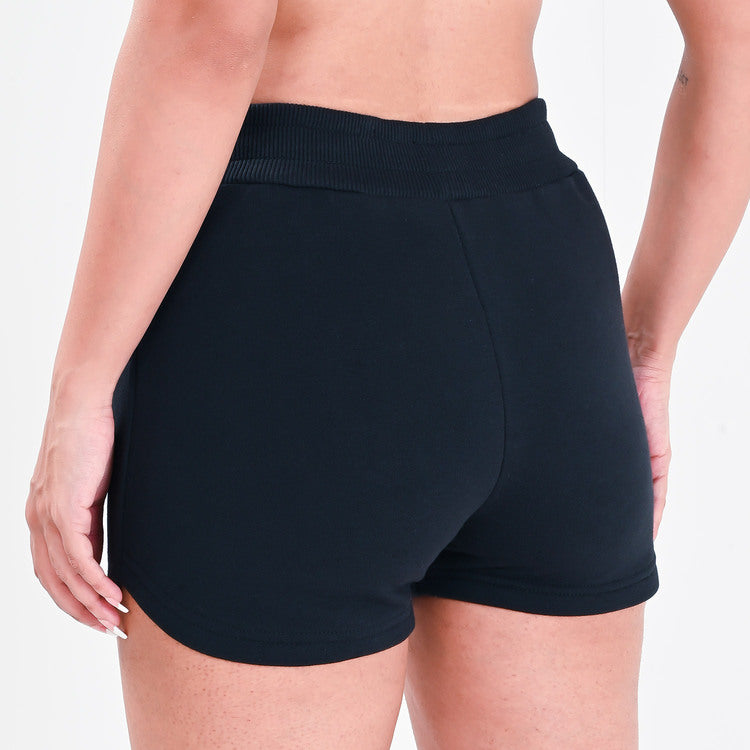 Women Jogger Shorts Black Alay
