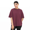 Flow Bat Tee - Burgundy