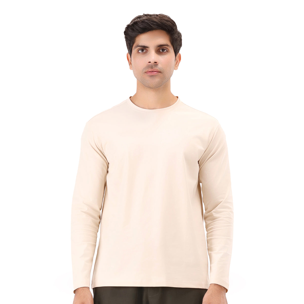 Monarch Long Sleeve Tee - Beige