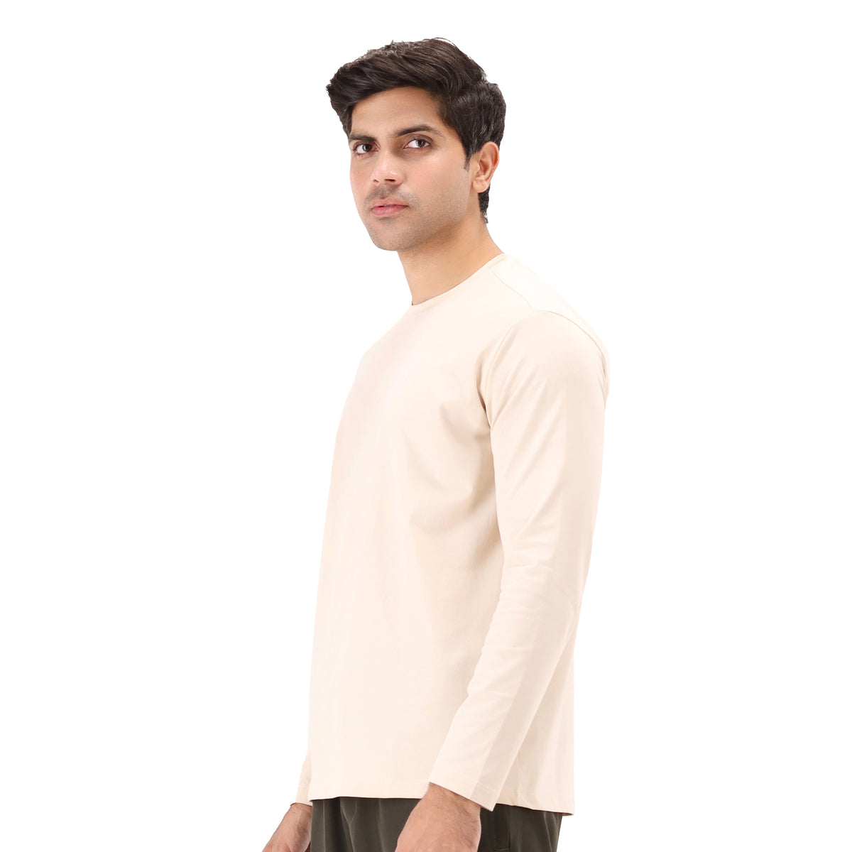 Monarch Long Sleeve Tee - Beige