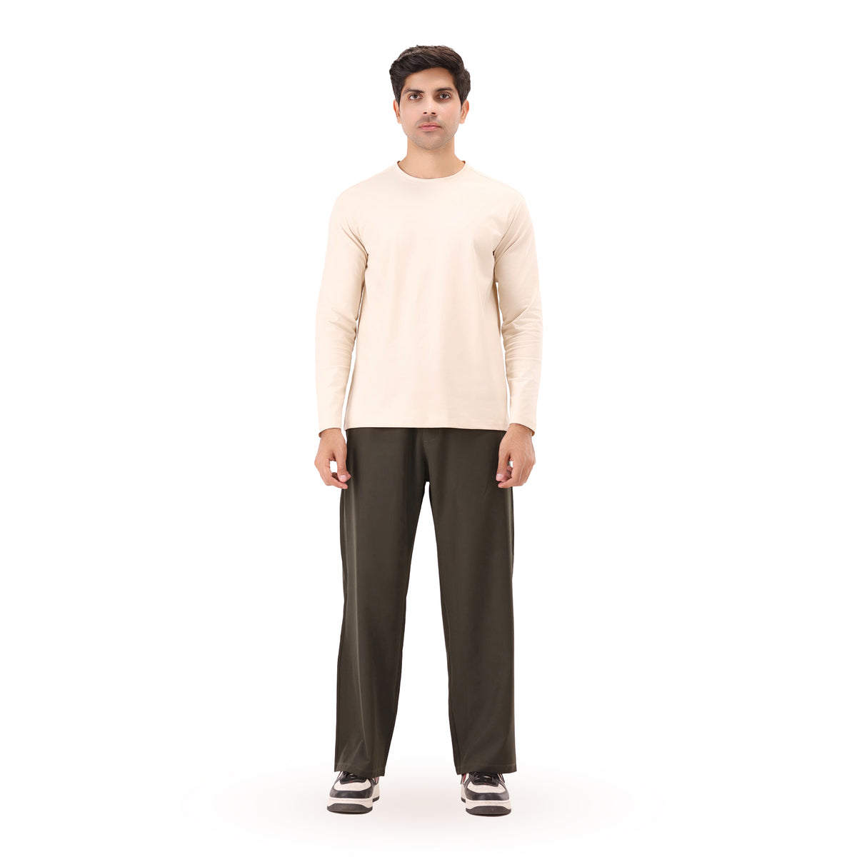Monarch Long Sleeve Tee - Beige