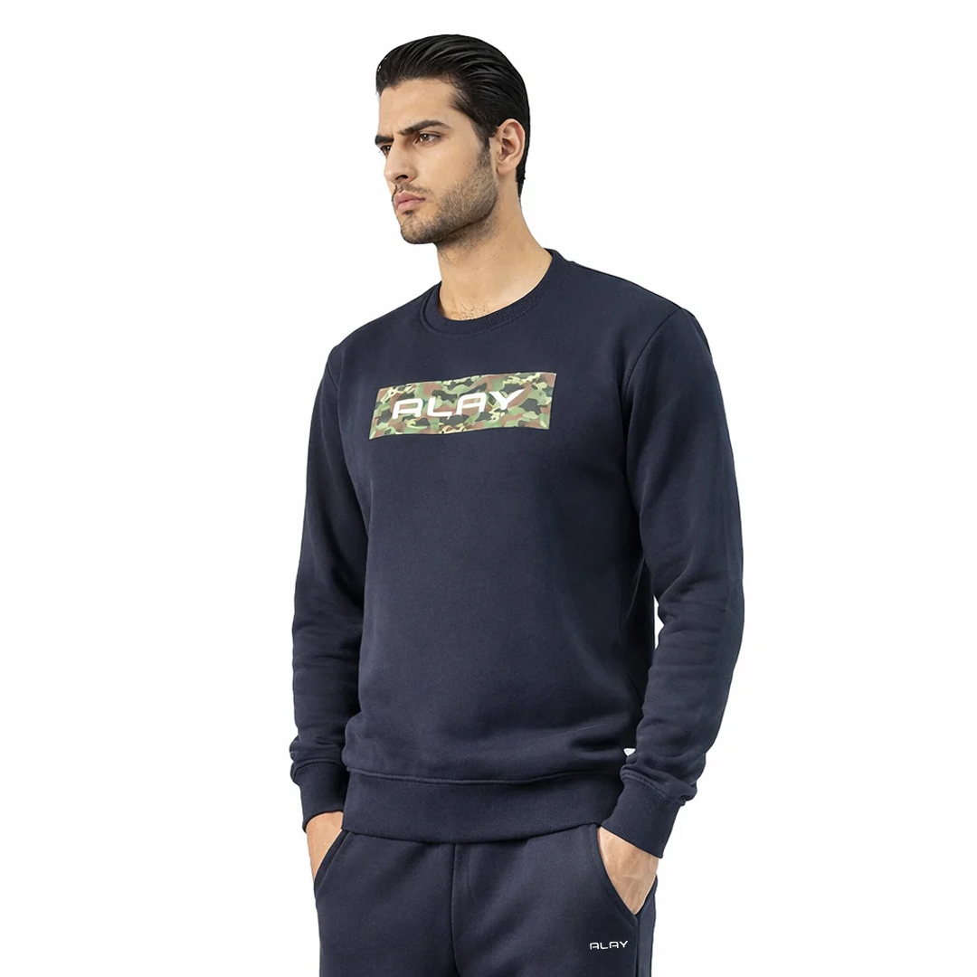 Alay Essential Sweatshirt Camo (Navy)
