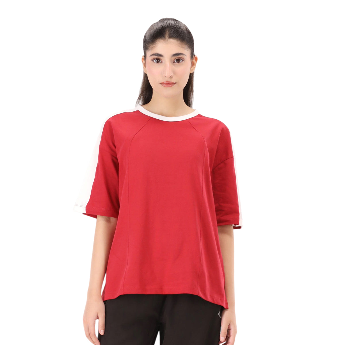 Reverb Oversized Tee - Red