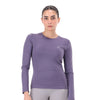 Luna Fitted Tee - Dark Purple