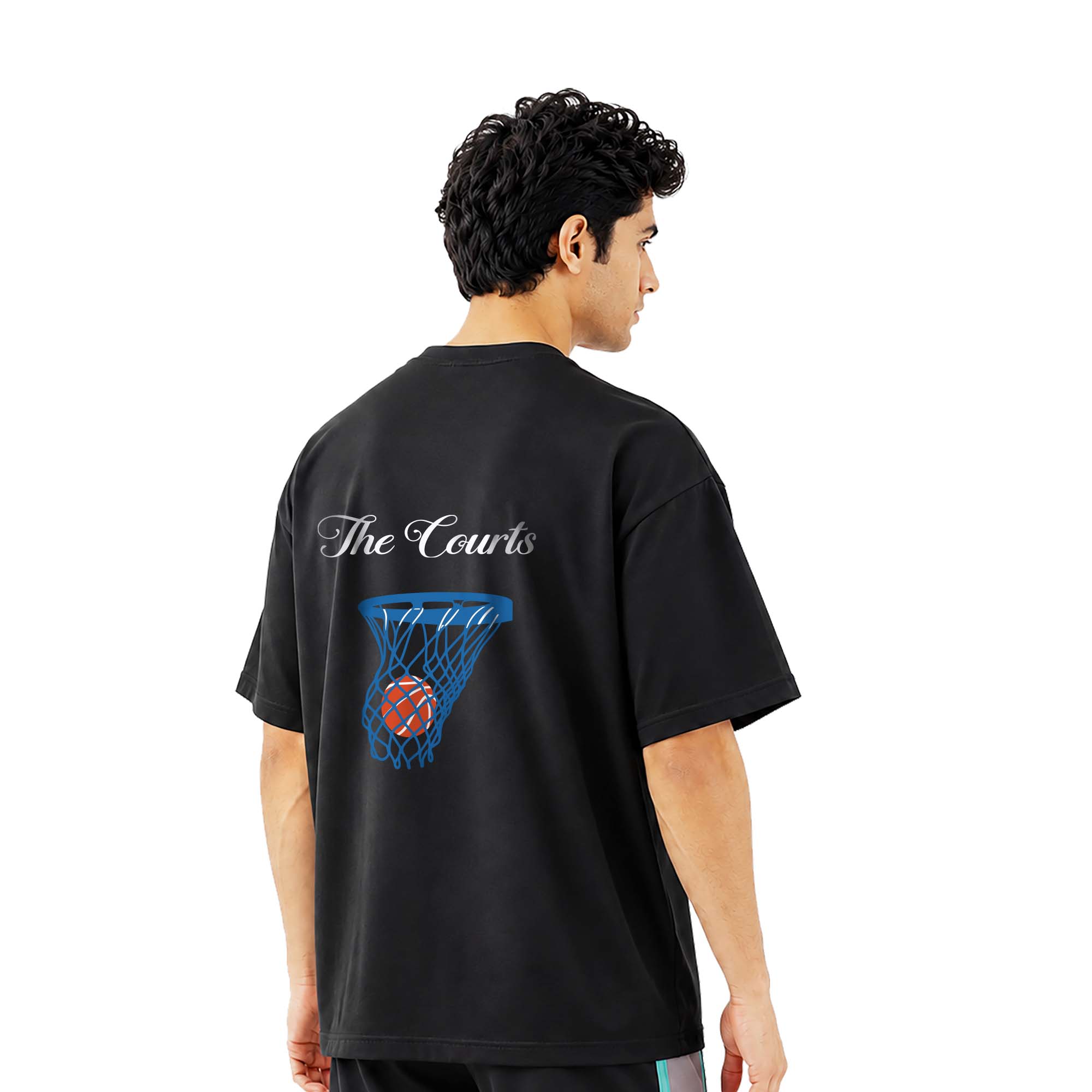 The Game Oversized Tee - Black