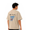 The Game Oversized Tee - Beige