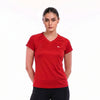Active V- Neck (Red)