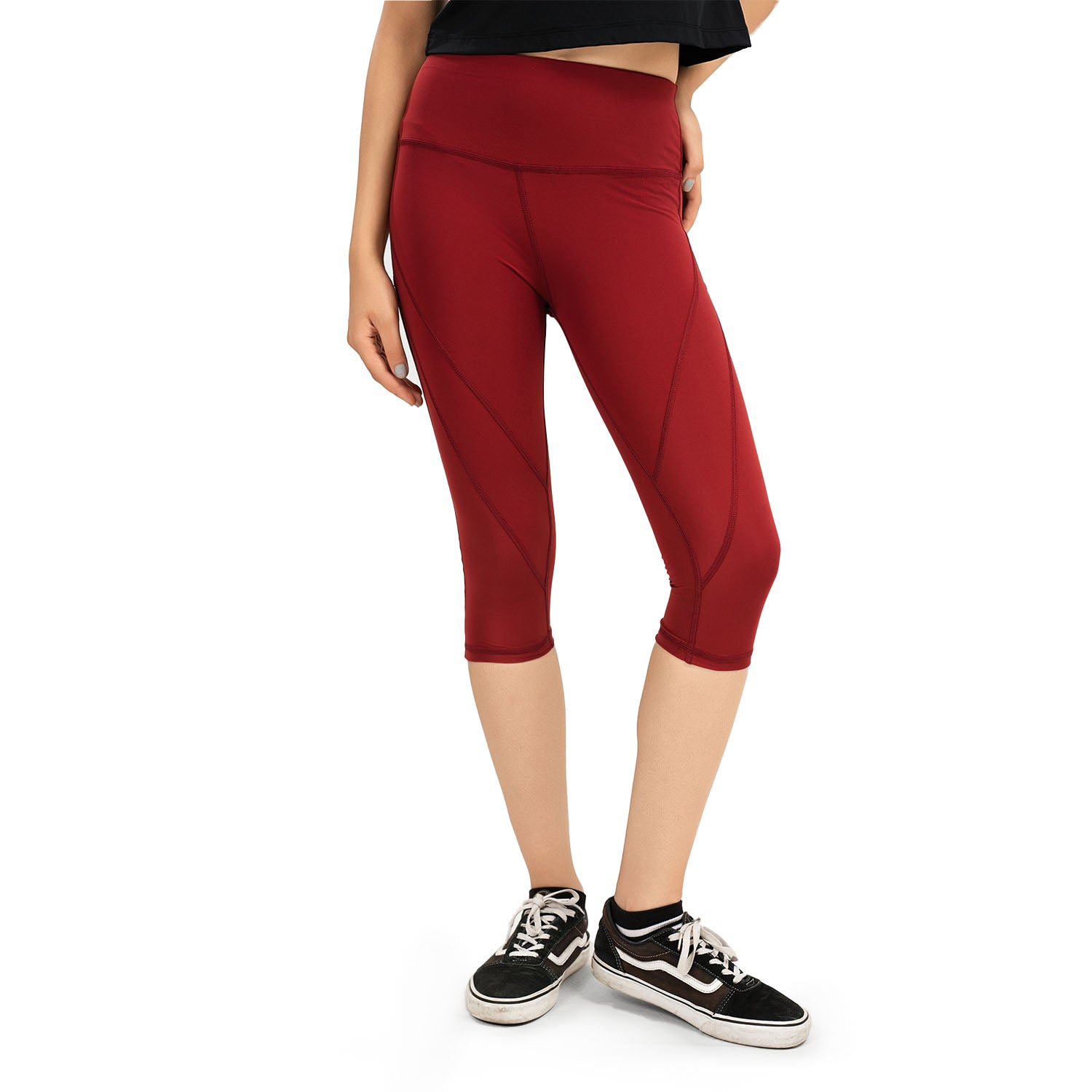 Strobe Biker Shorts - Red