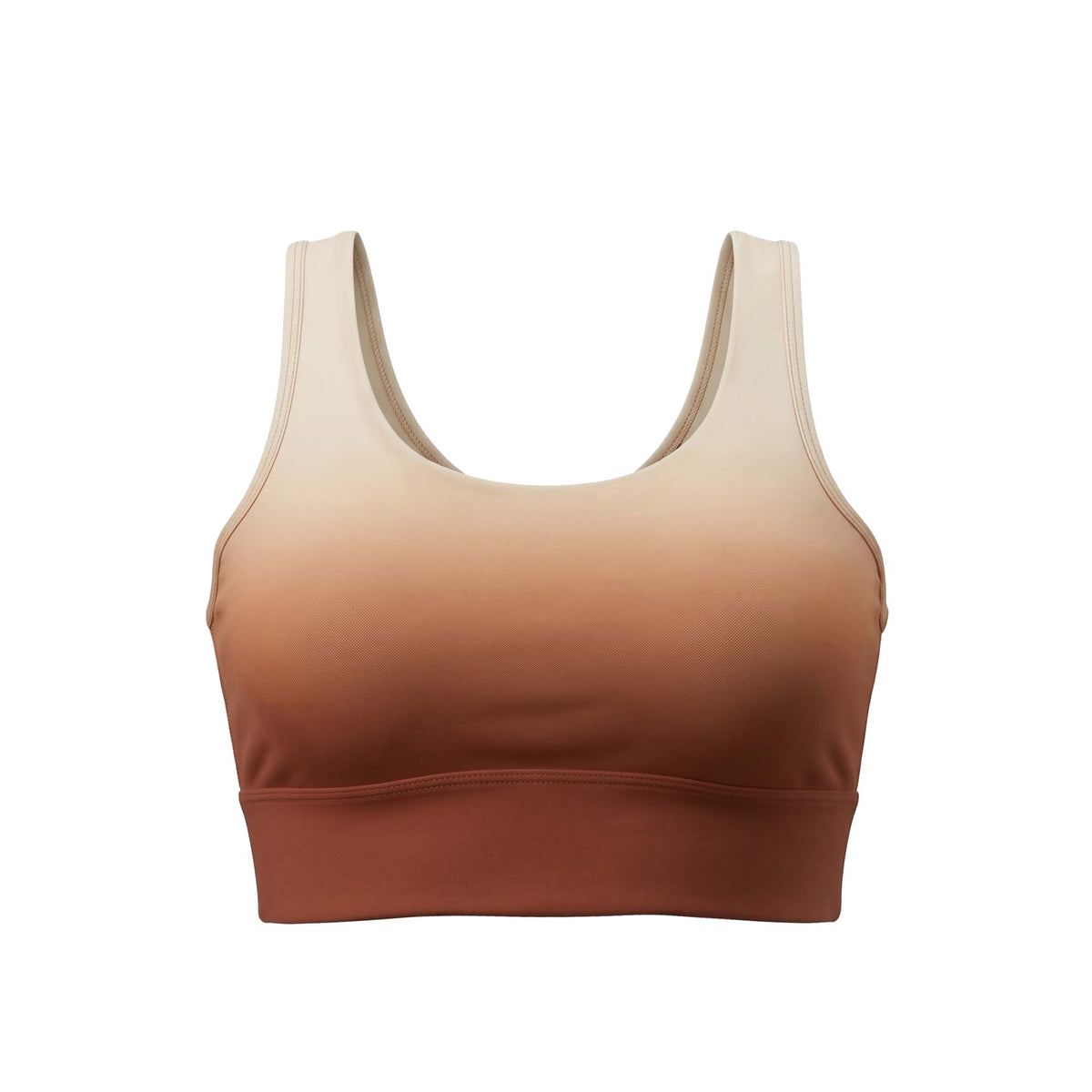 Ombre Sports Bra - Brown