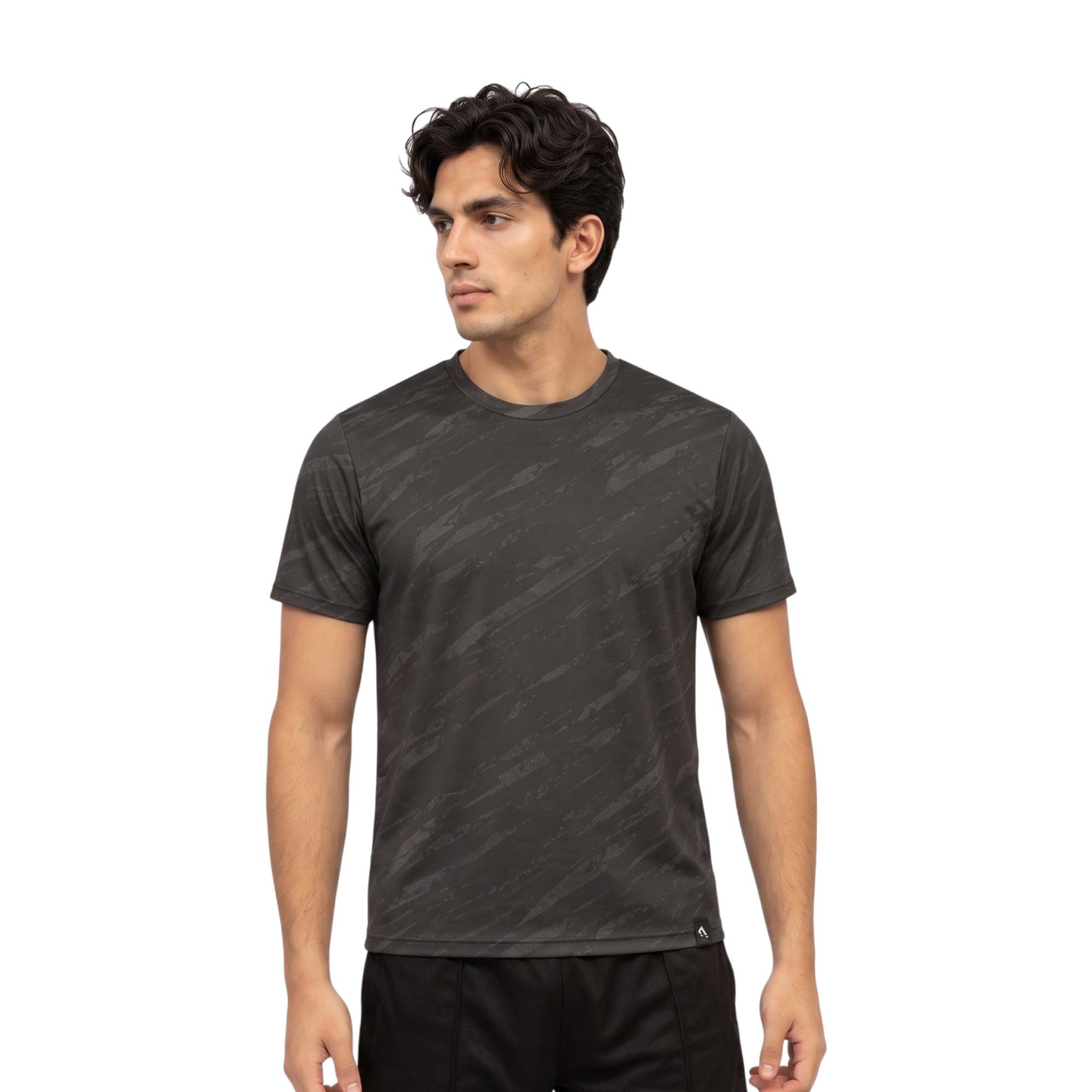 Pulse Mesh Tee - Black