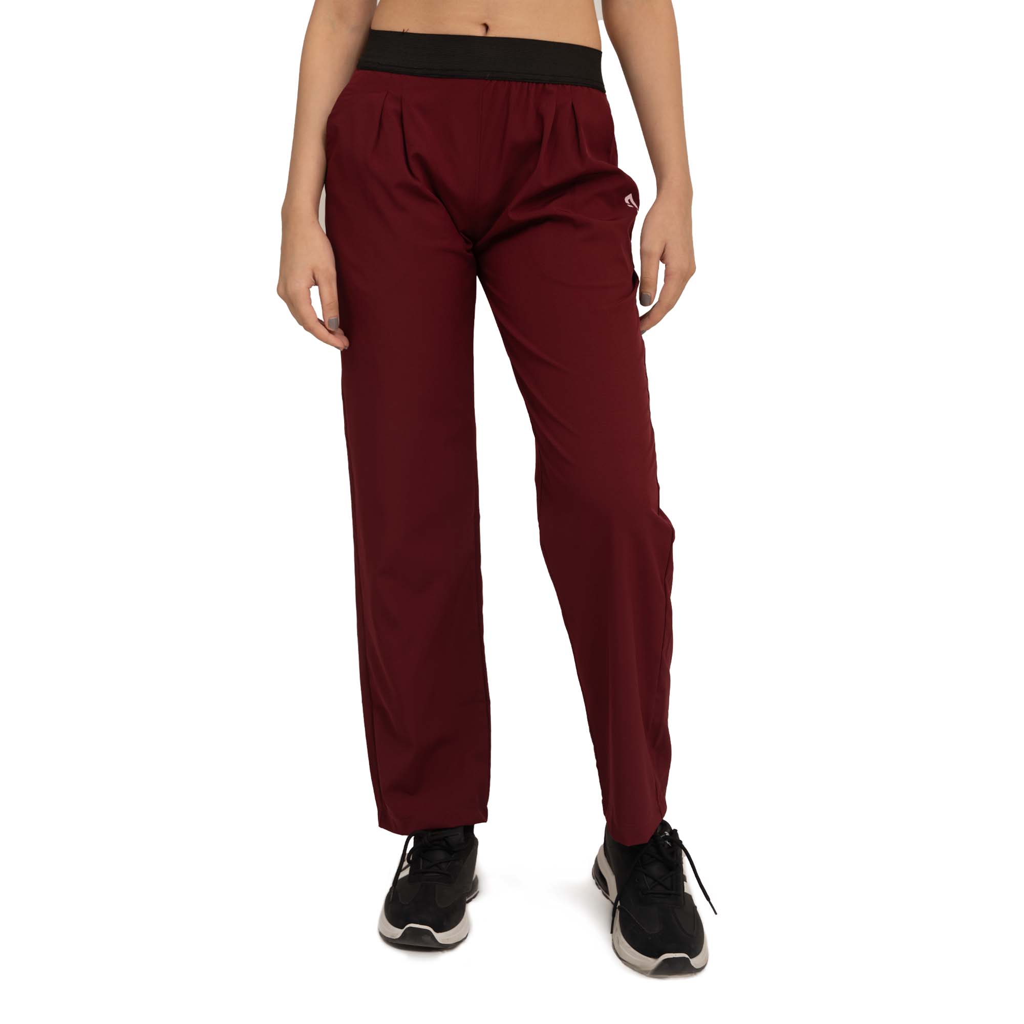 Seam Flow Pants - Maroon