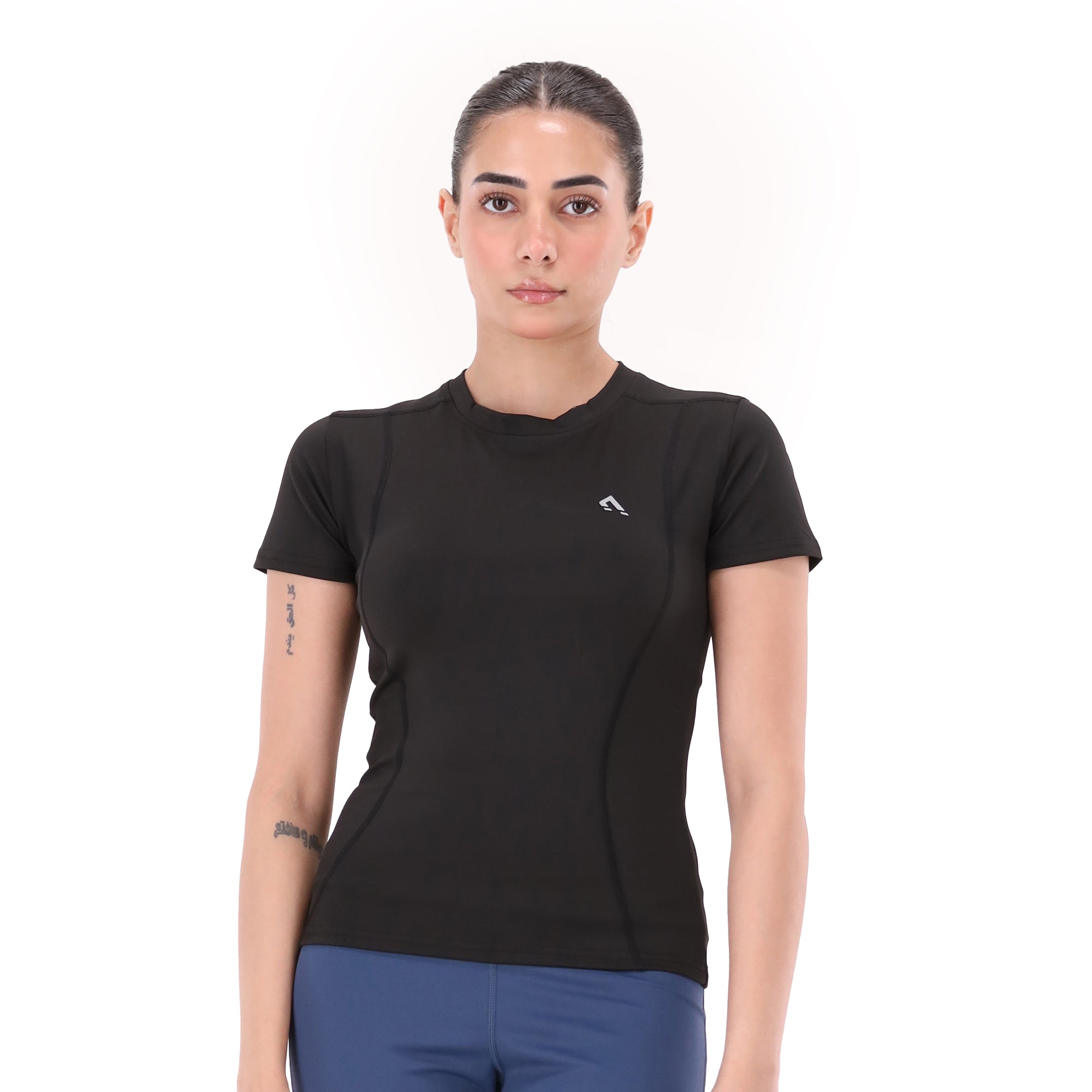 Sculpted Tee - Black