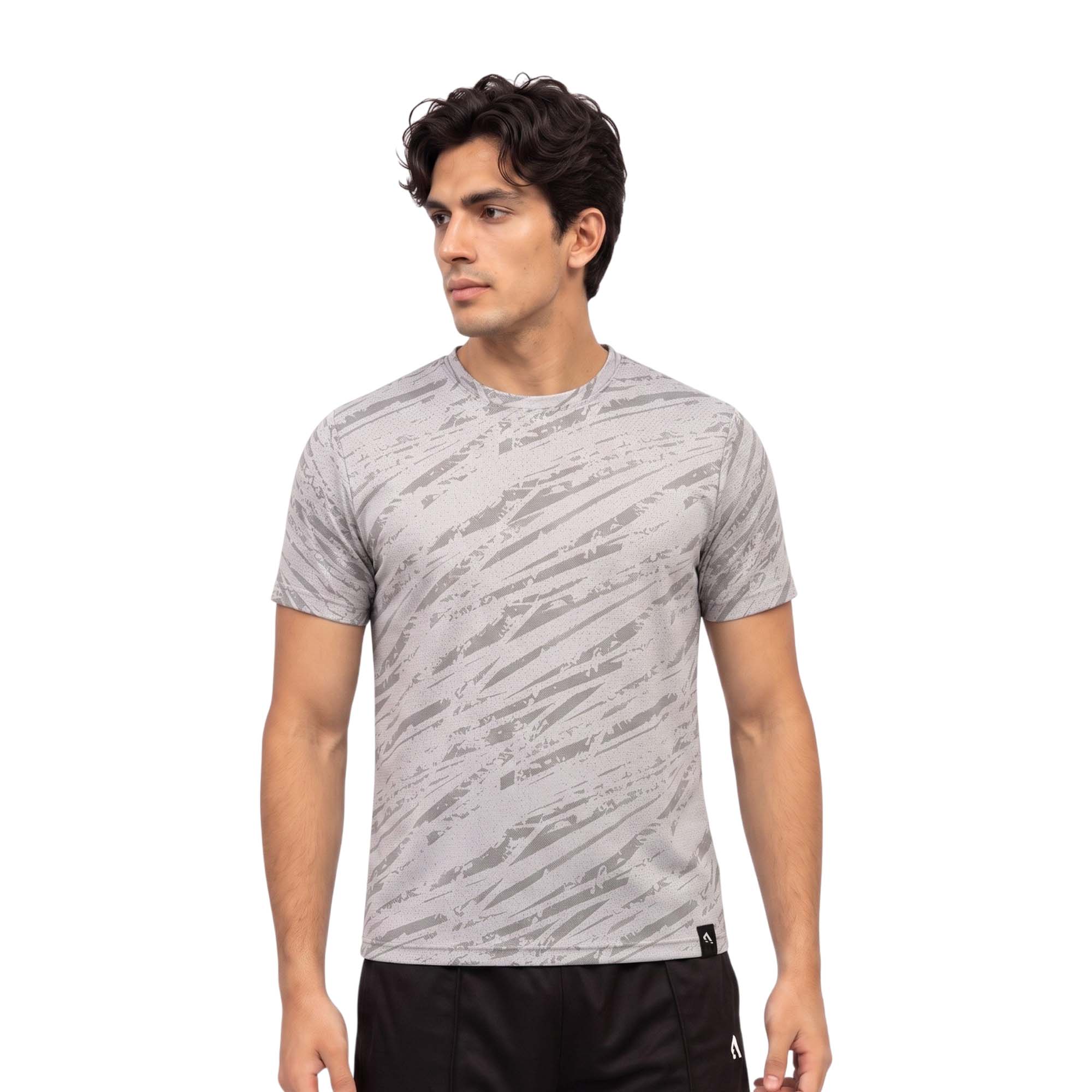 Pulse Mesh Tee - Grey