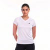 Active V- Neck (White)