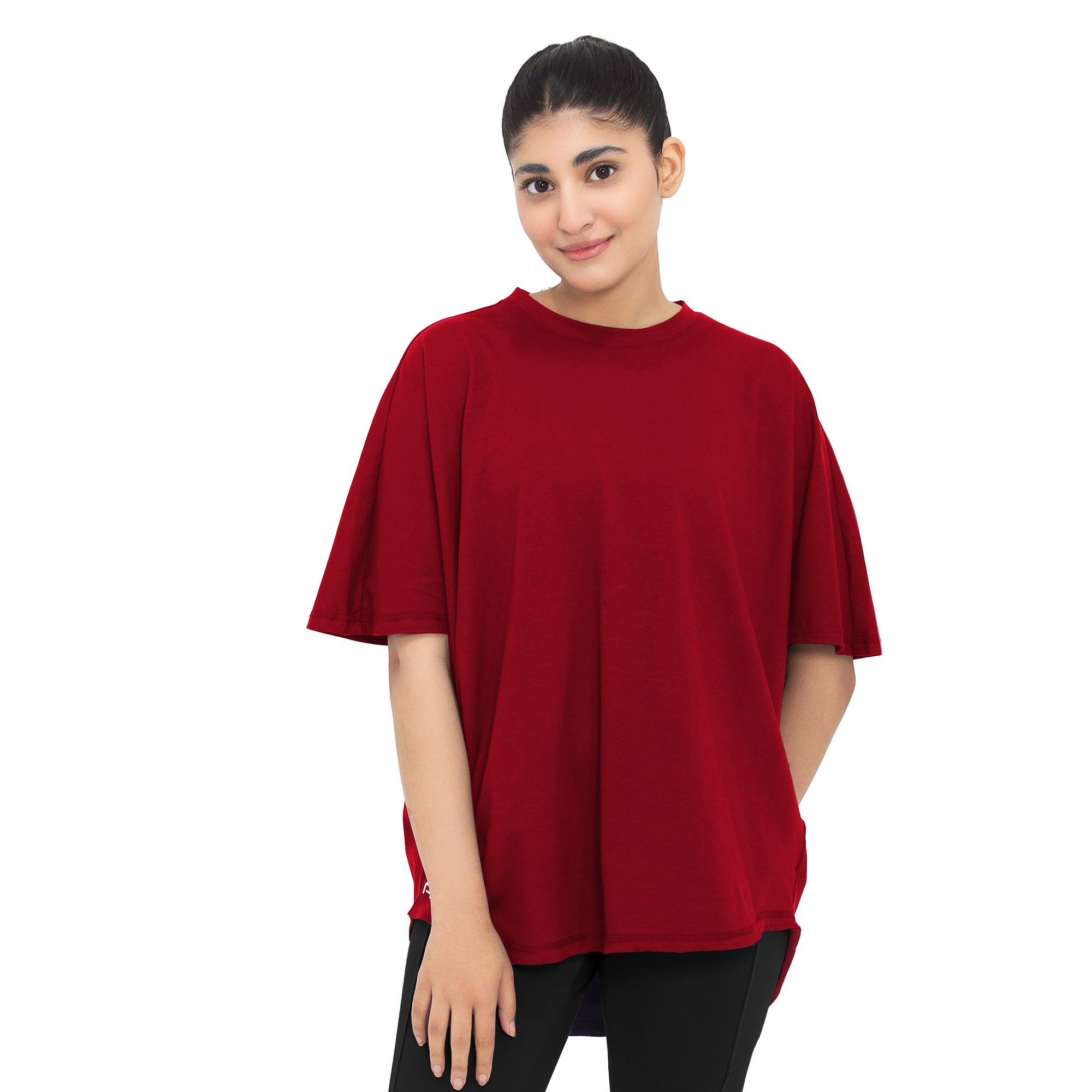 Flow Bat Tee - Cherry Red