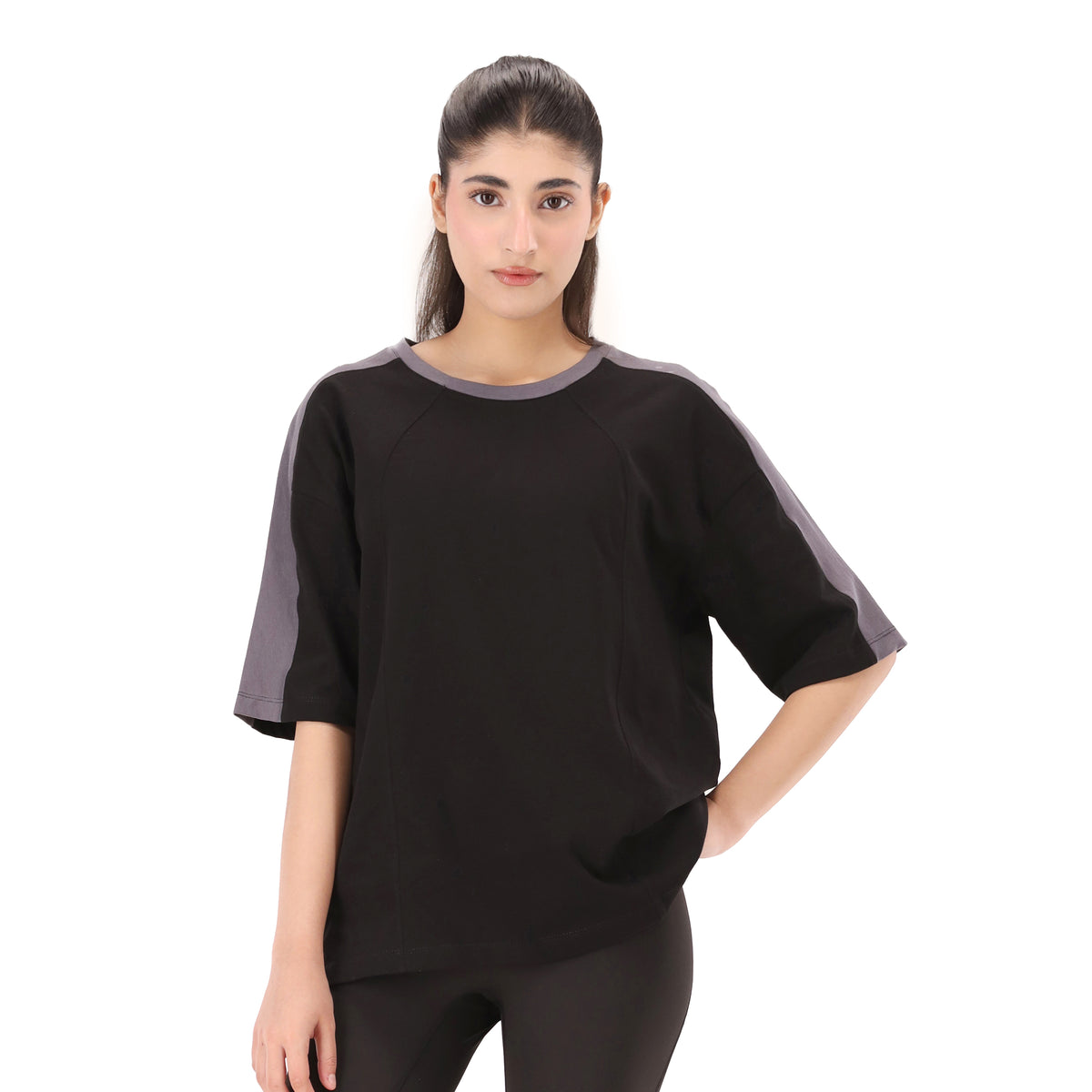 Reverb Oversized Tee - Black