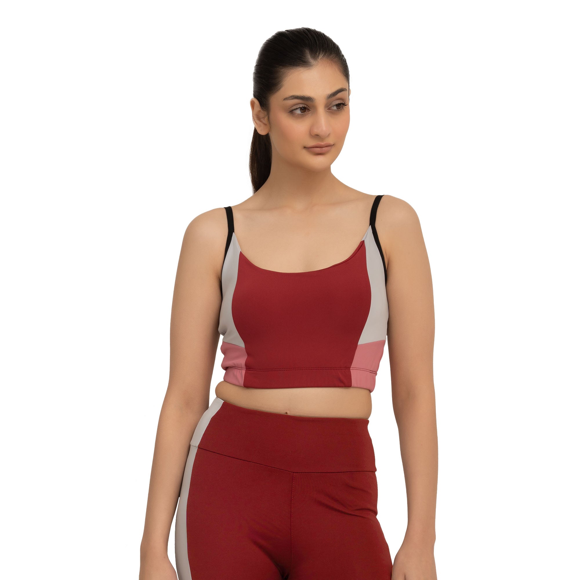 Femme Fit Sports Bra - Maroon