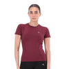 Sculpted Tee - Dark Red