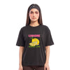 Limone Oversized Tee - Black