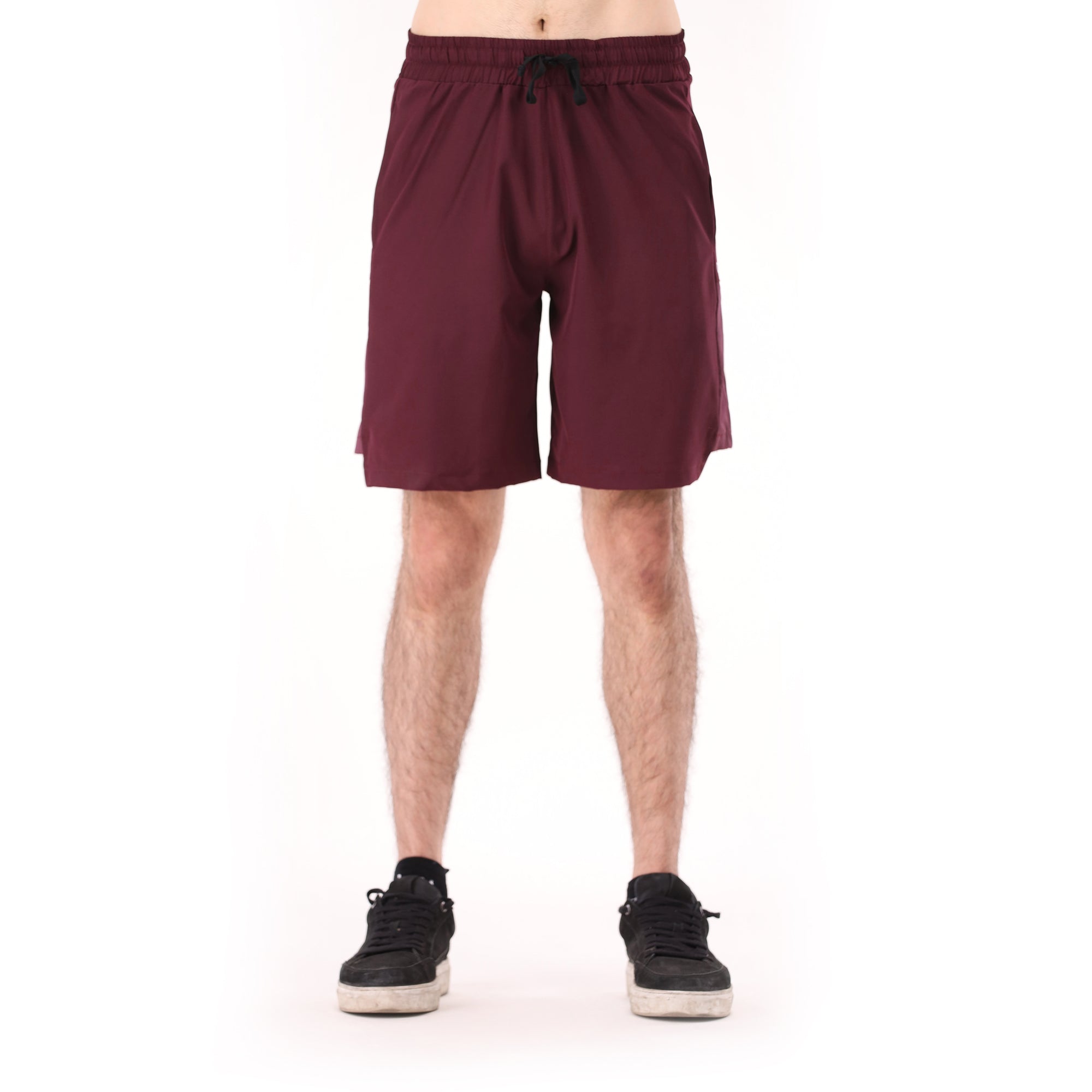 Plush Padel Shorts - Burgundy