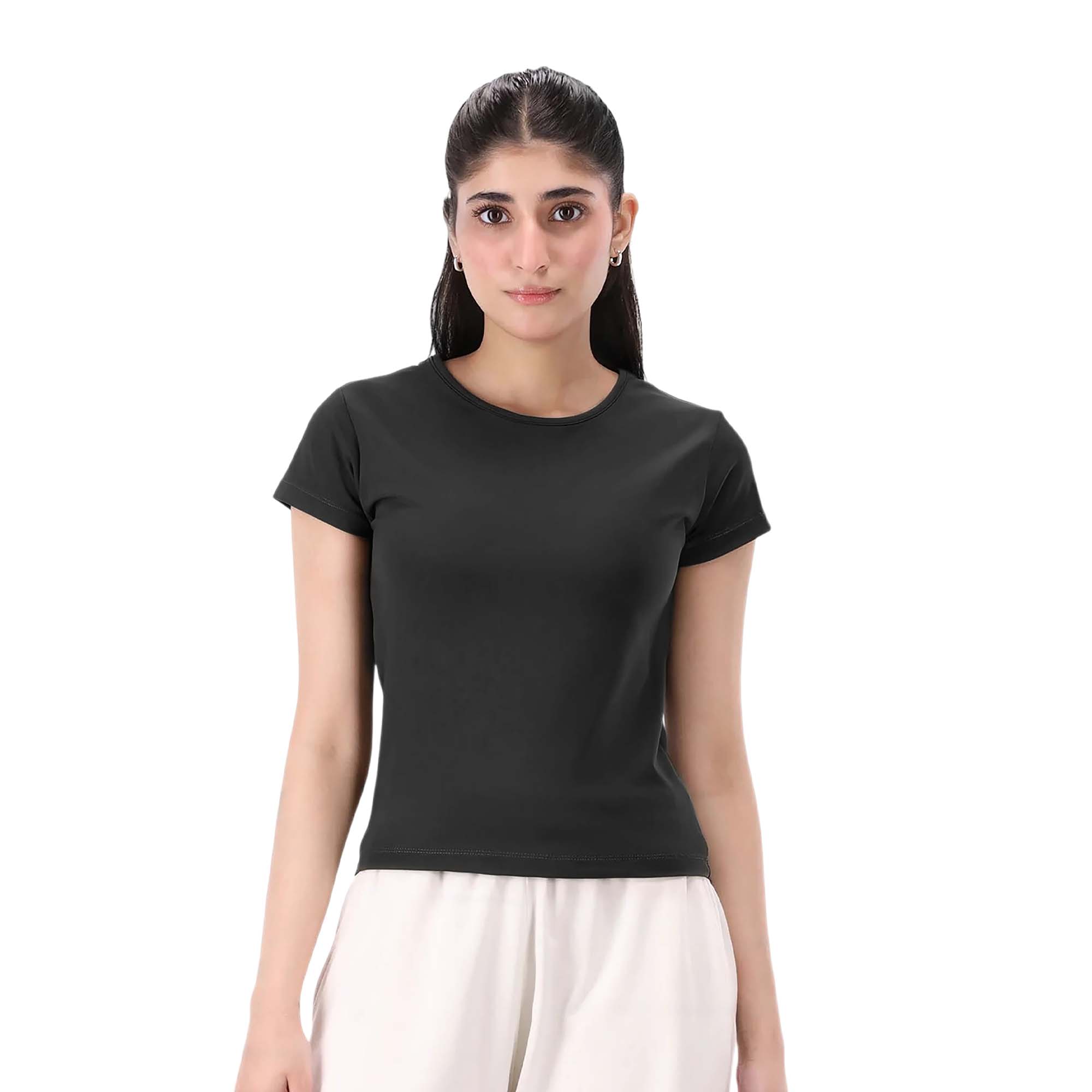Pose Fitted Tee - Black