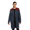 Clyde Cape - Navy/Maroon