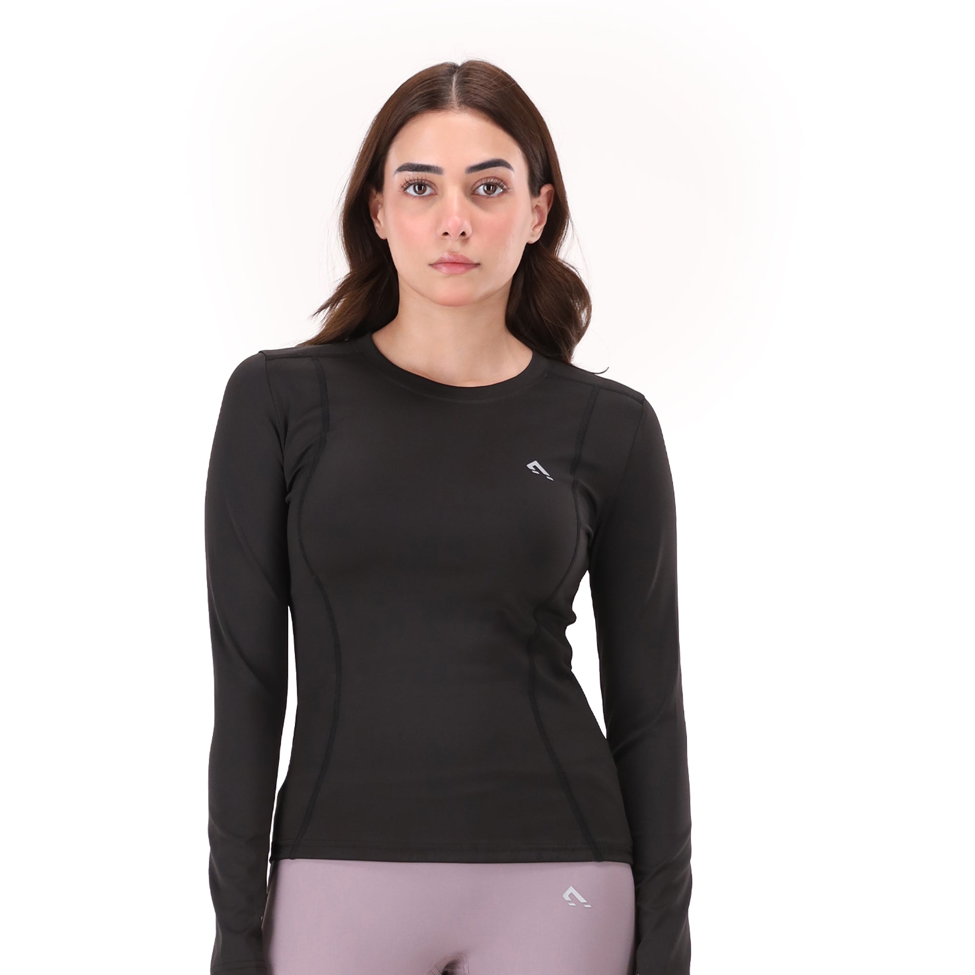 Luna Fitted Tee - Black