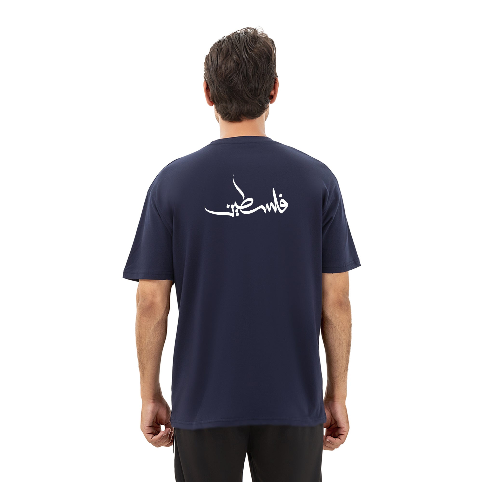 Thunder Oversize Solidarity Tee - Navy