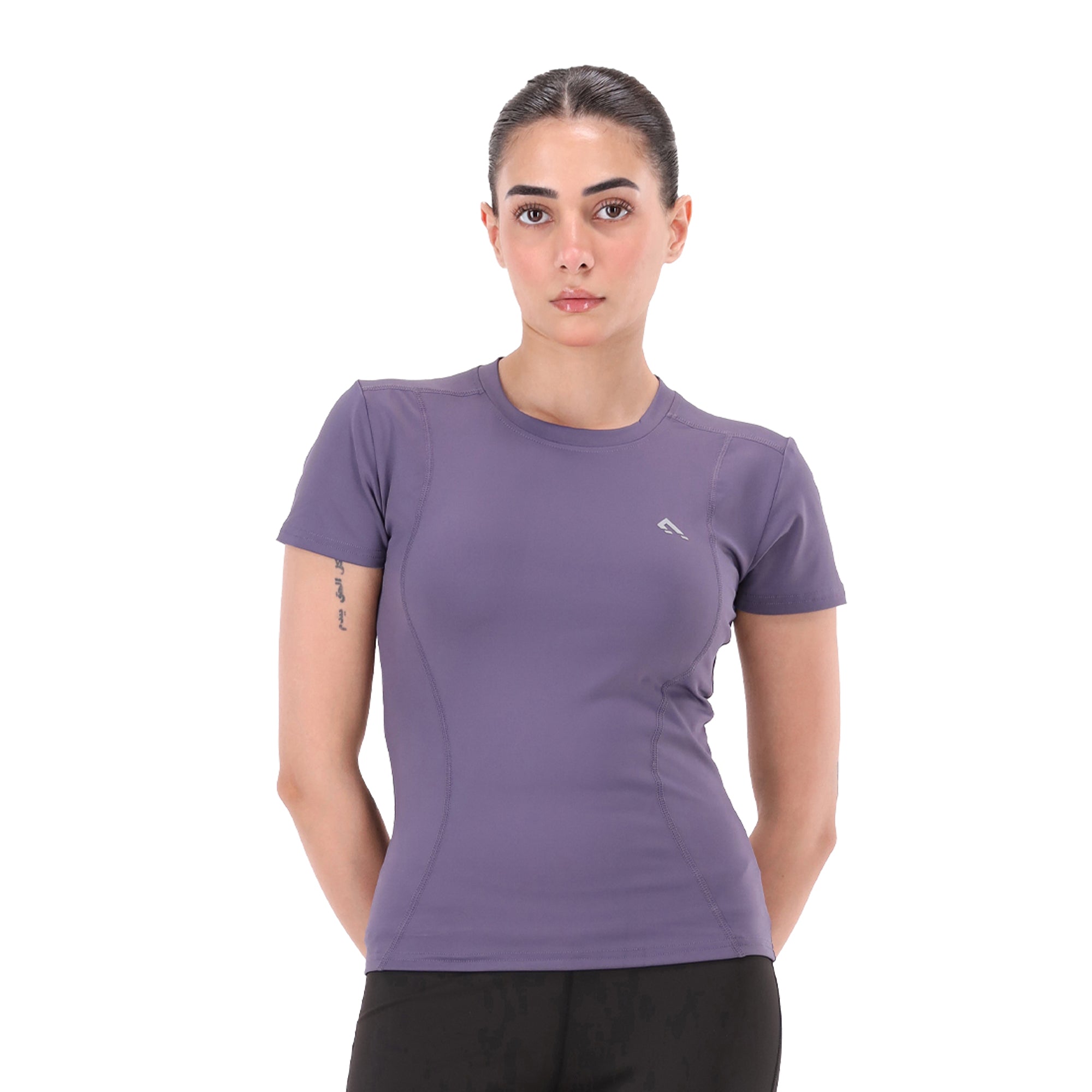 Sculpted Tee - Dark Purple