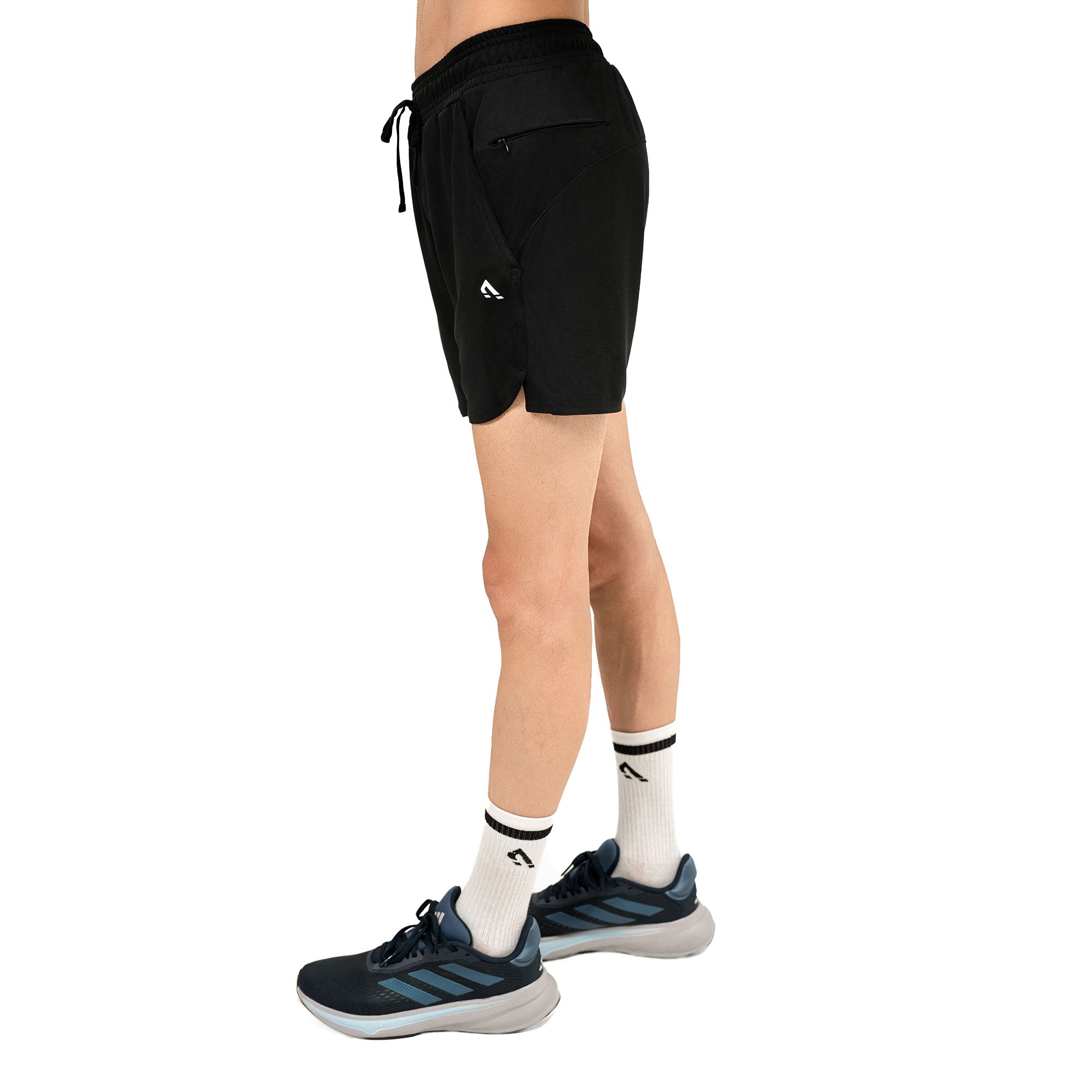 Blaze Zipper Shorts - Black