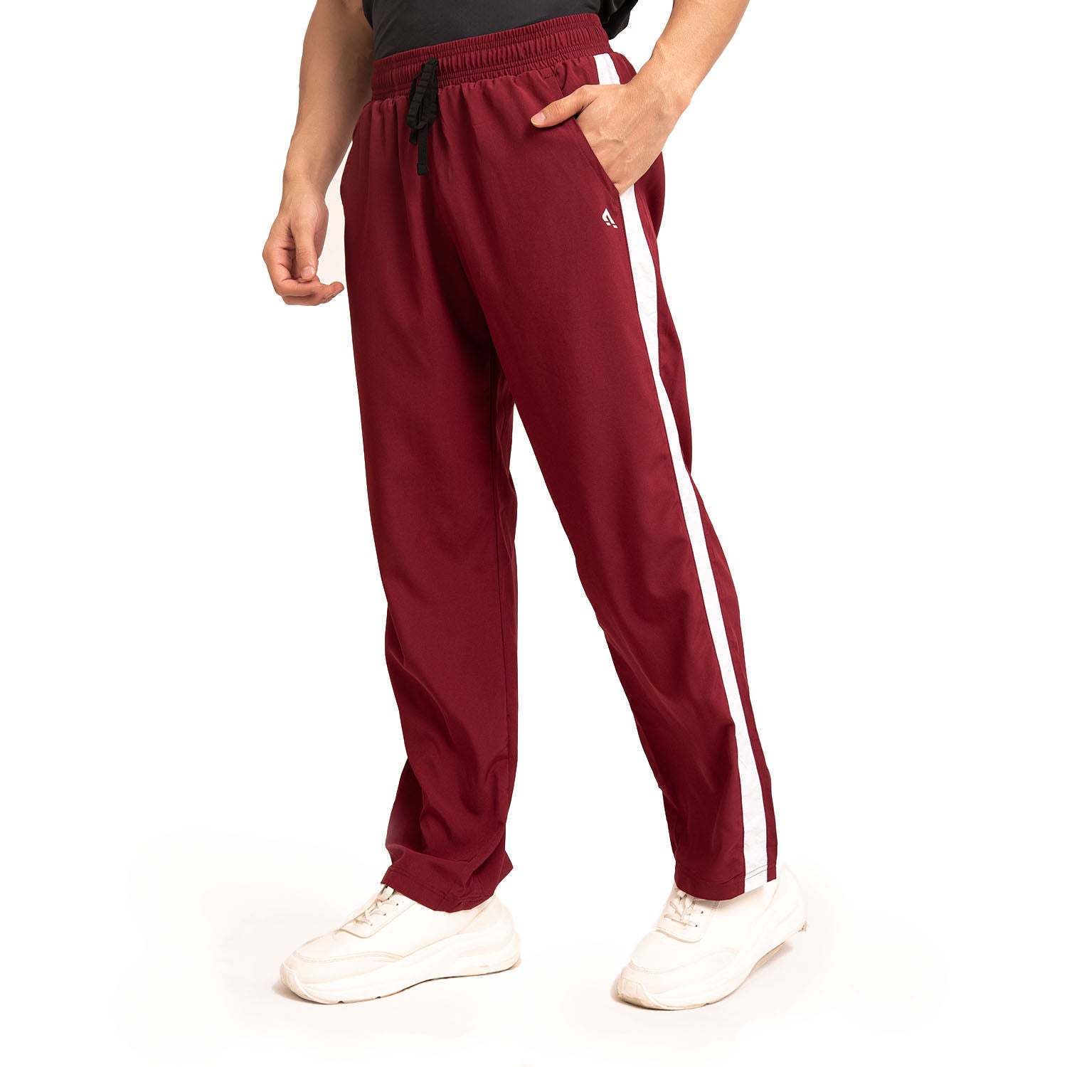 Athleisure Trousers - Maroon