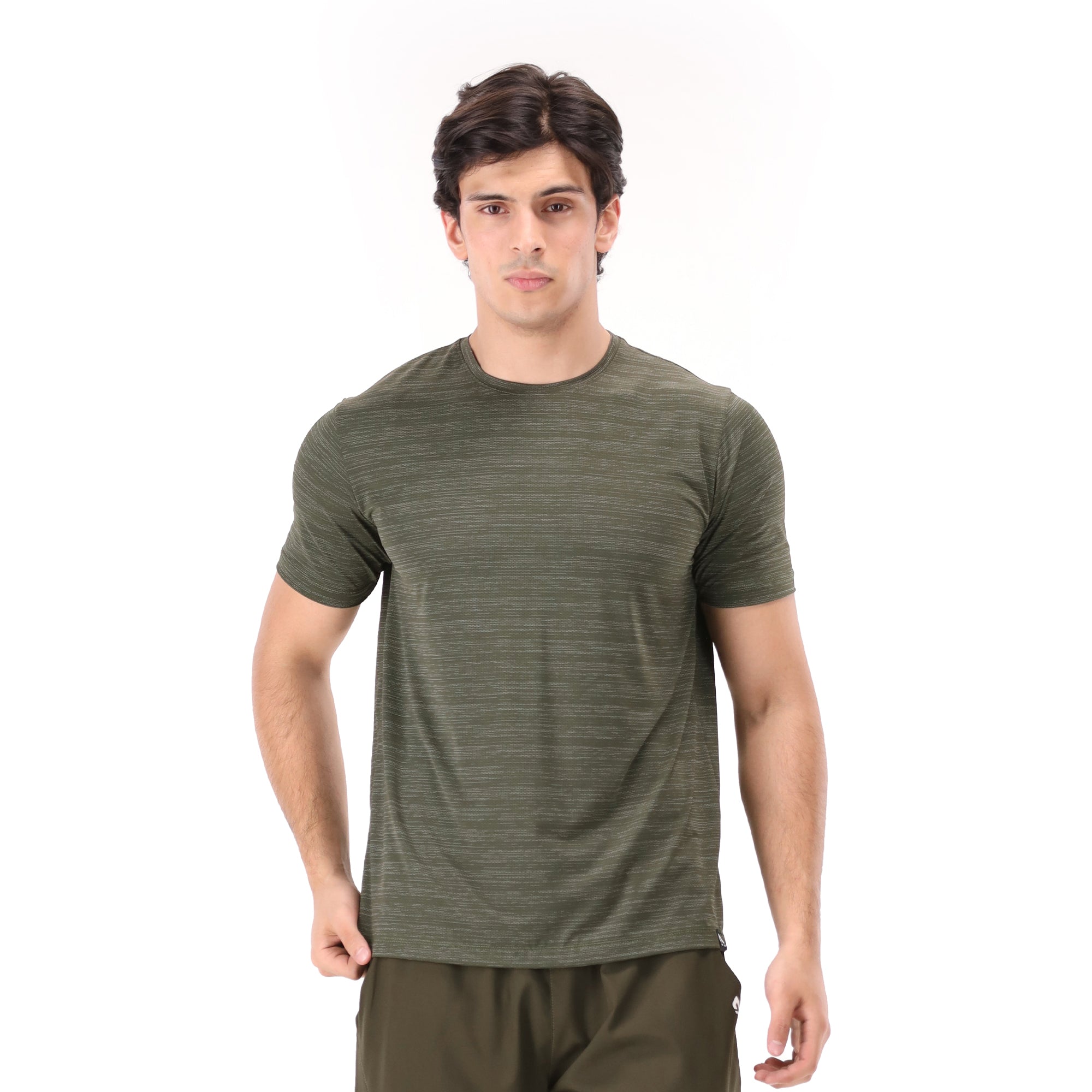 Fossil Mesh Tee - Olive