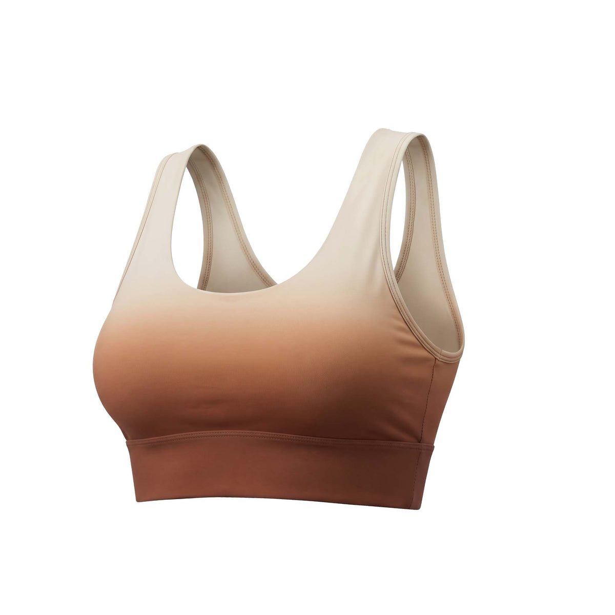 Ombre Sports Bra - Brown