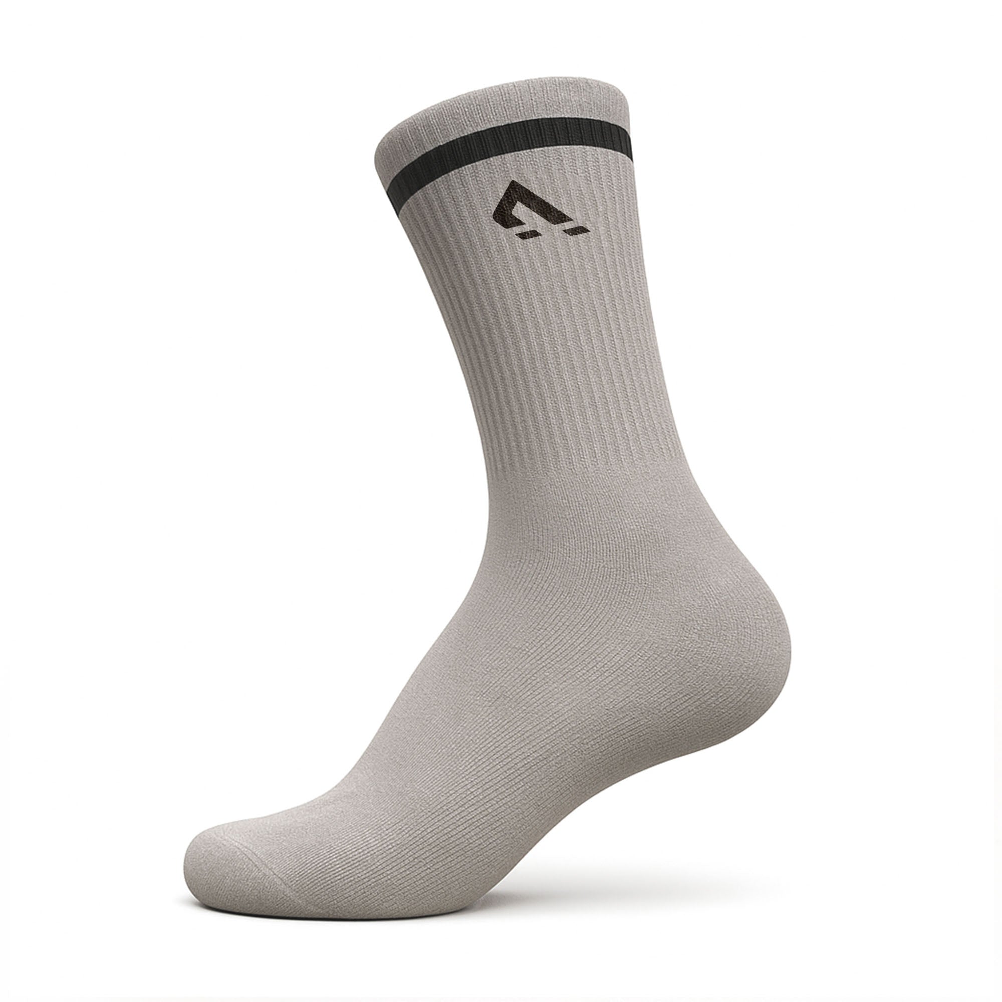 Powerknit Crew Socks - Grey