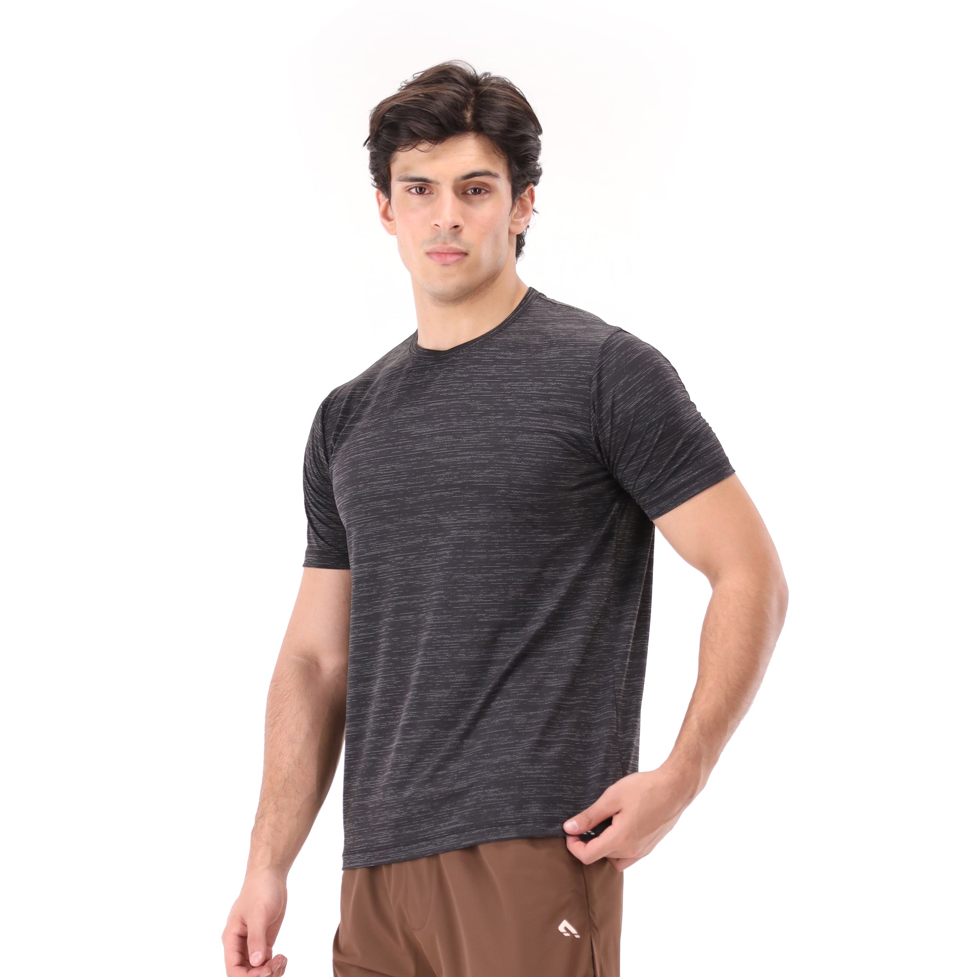 Fossil Mesh Tee - Black