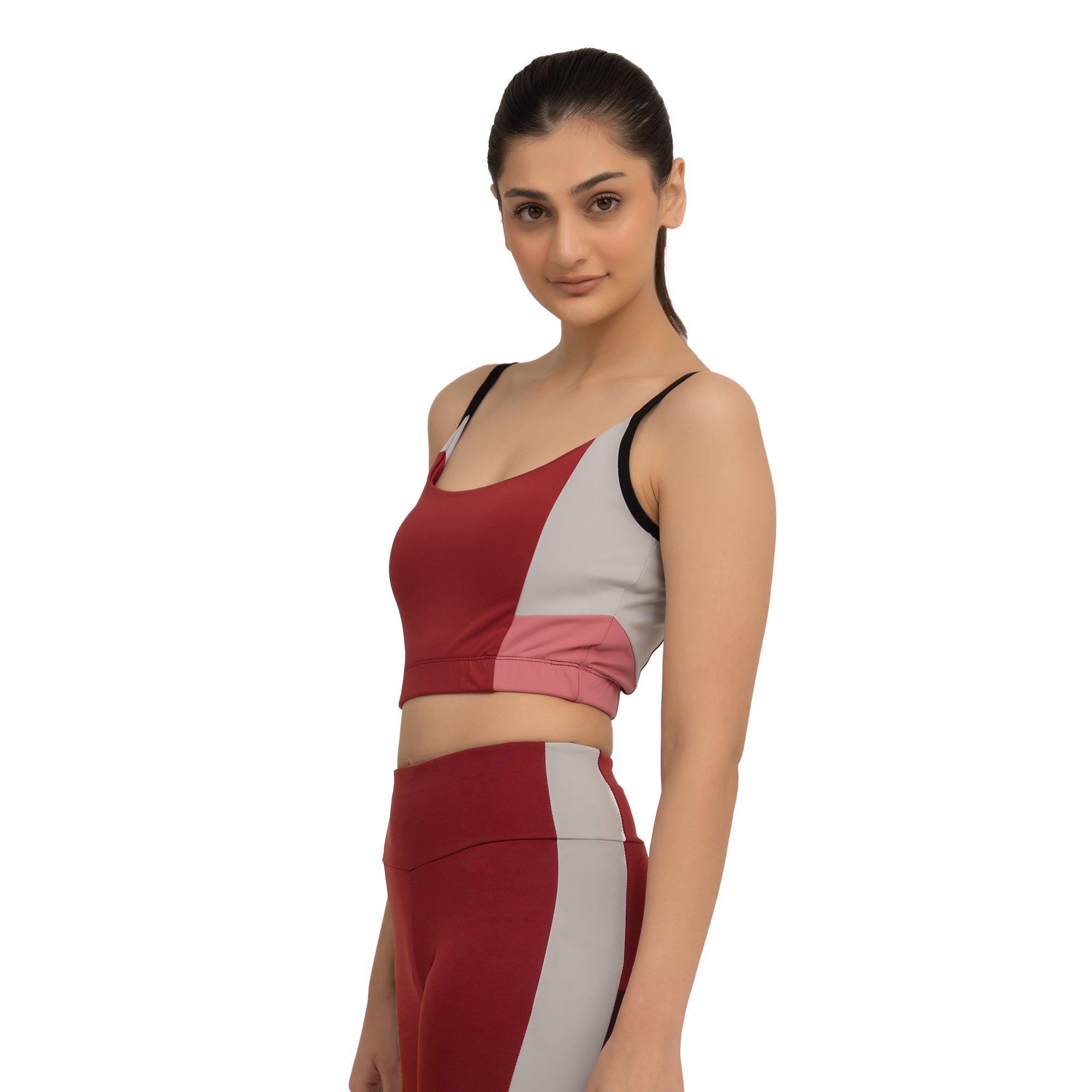 Femme Fit Sports Bra - Maroon