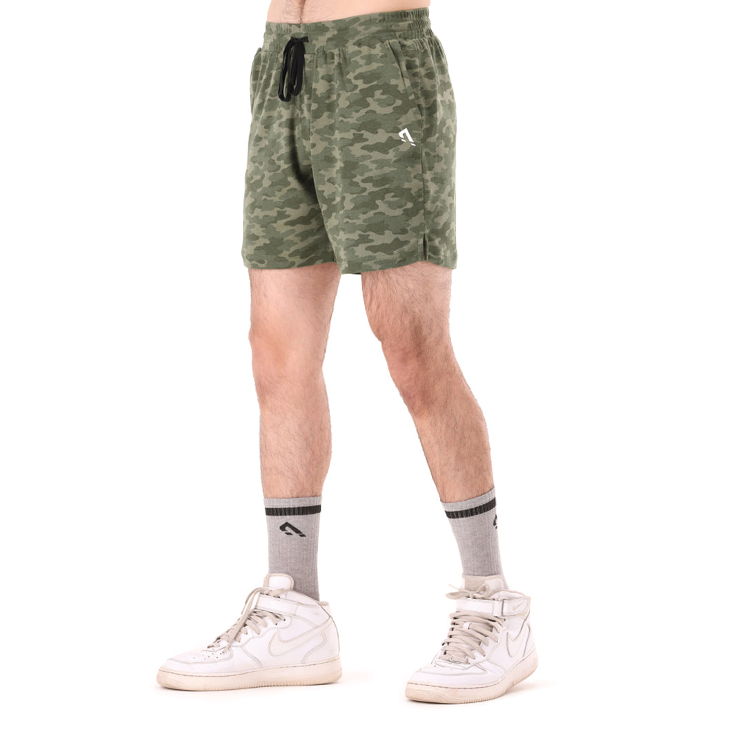 Vigor Camo Shorts - Camo Green