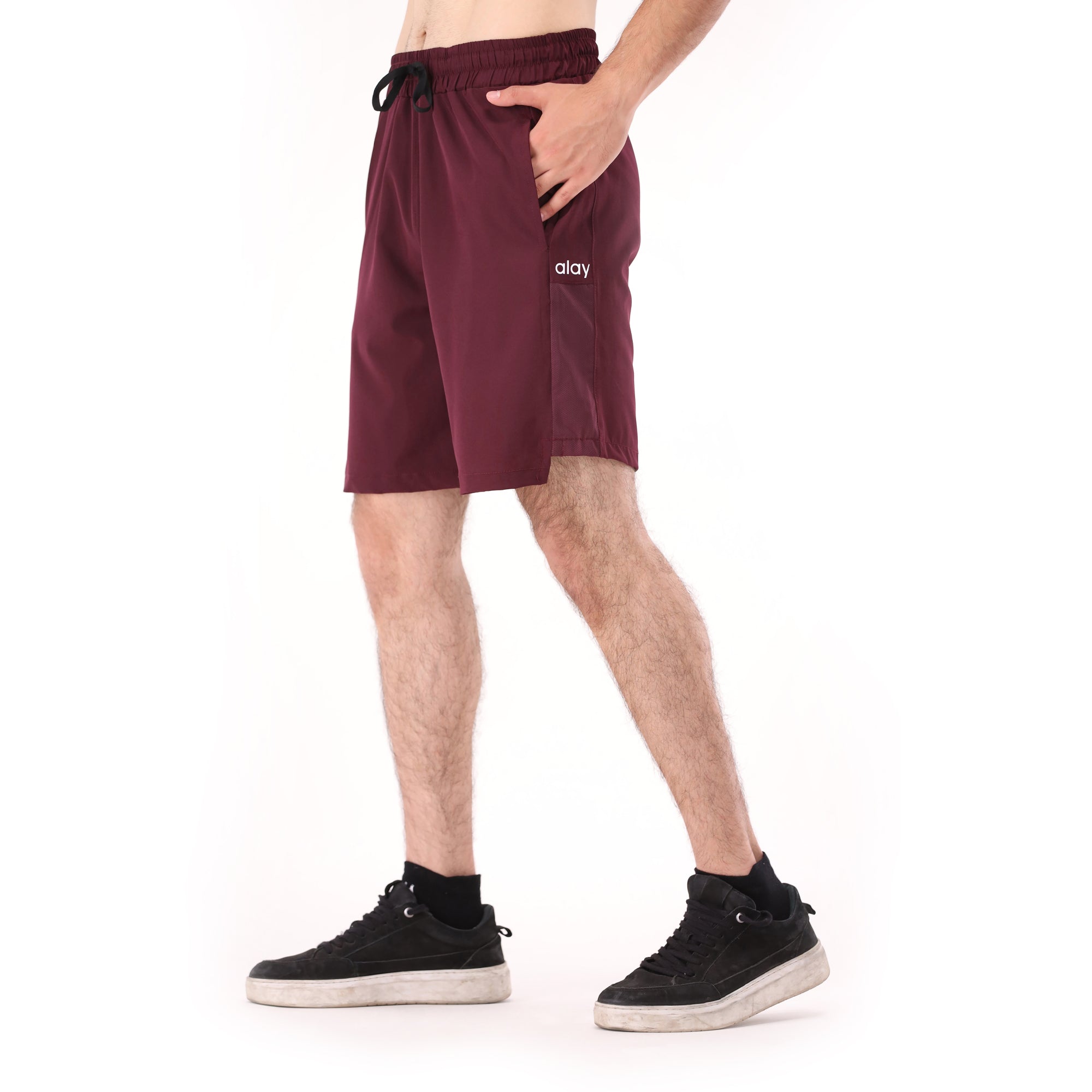 Plush Padel Shorts - Burgundy