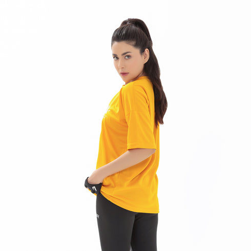 Infinity Oversize Tee - Yellow