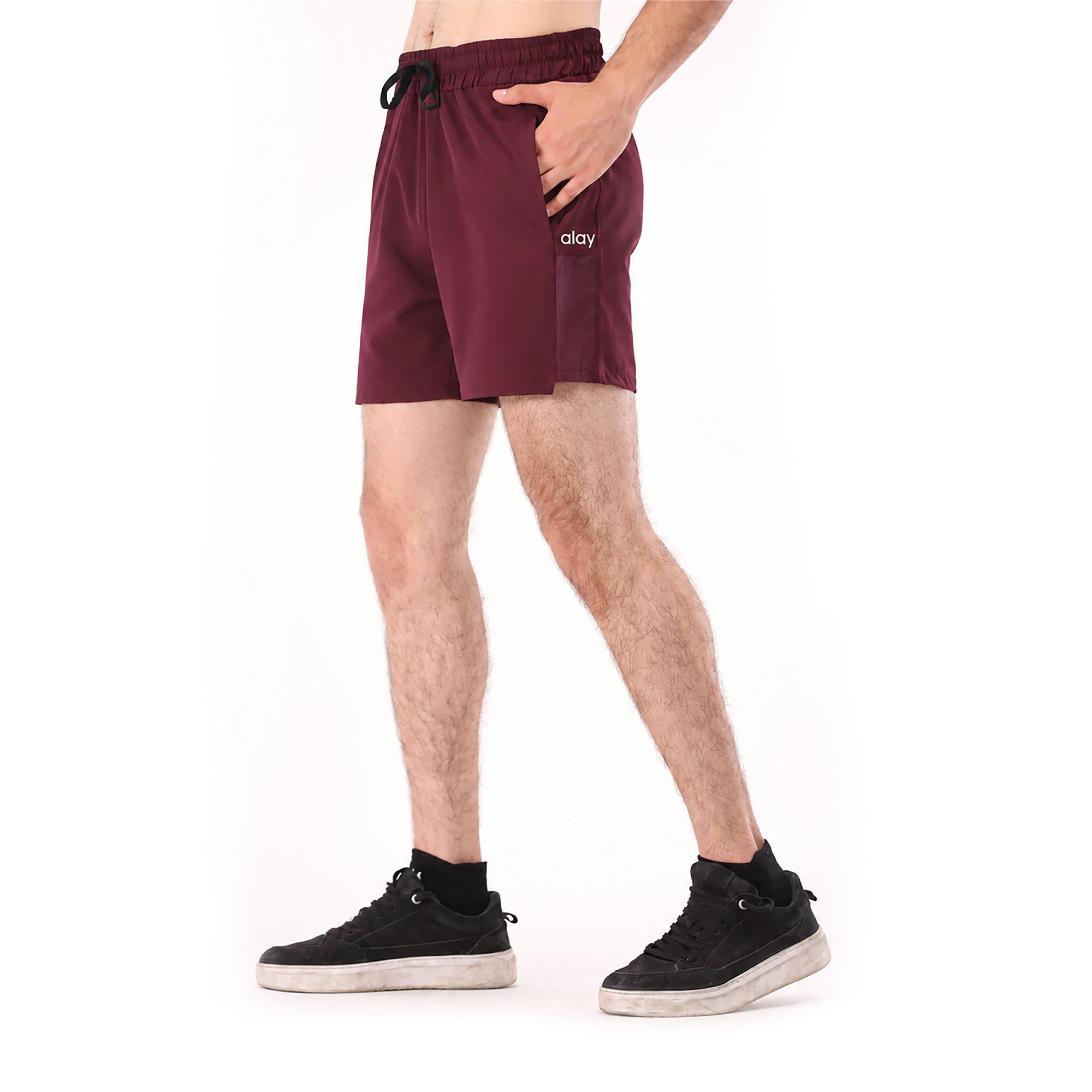 Plush Padel Shorts - Burgundy