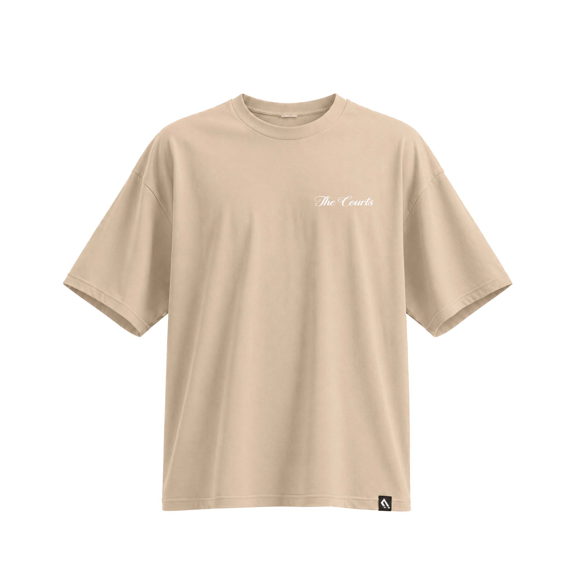 The Game Oversized Tee - Beige