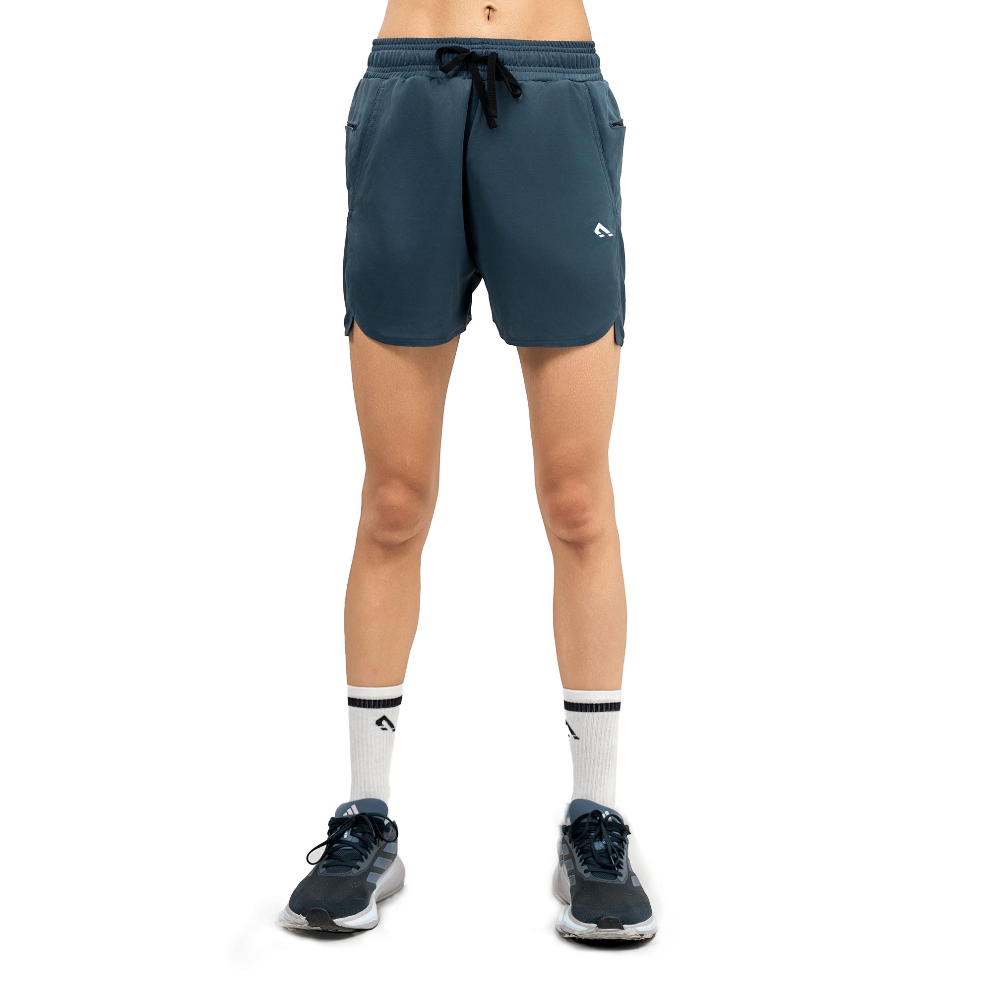 Blaze Zipper Shorts - Navy