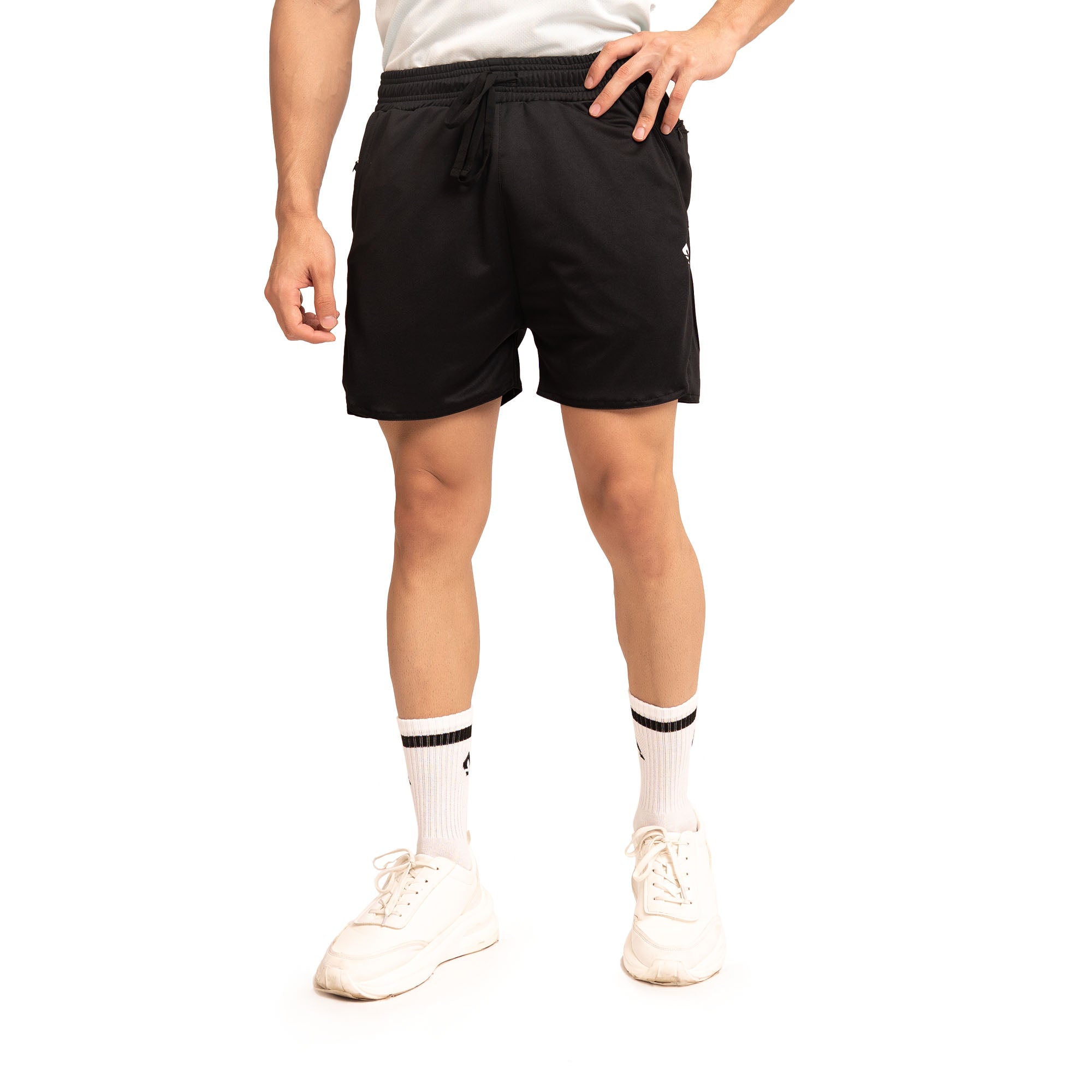 Blaze Zipper Shorts - Black