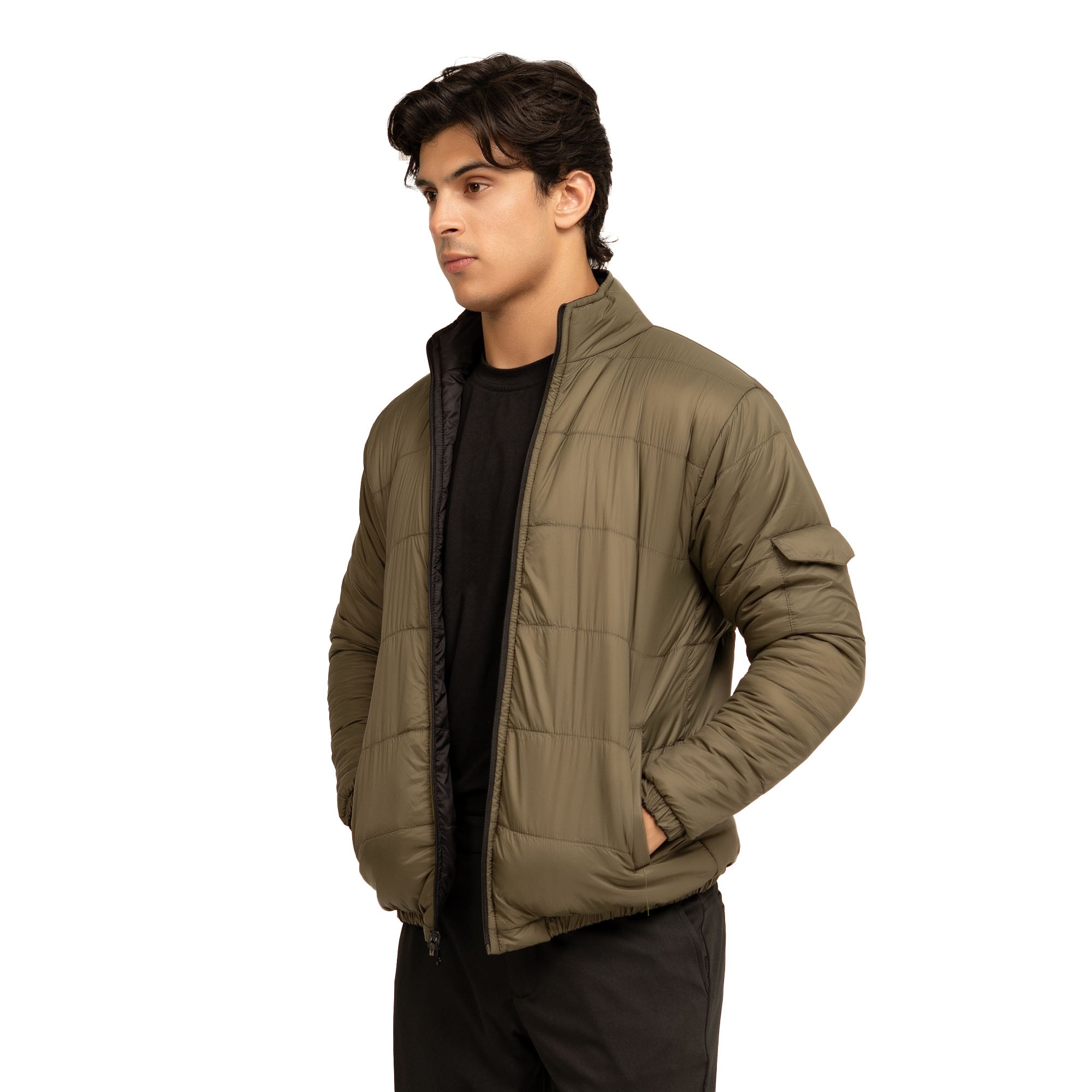 Zest Reversible Jacket - Black/Olive