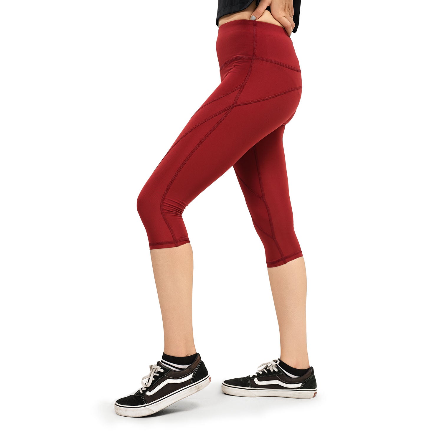 Strobe Biker Shorts - Red