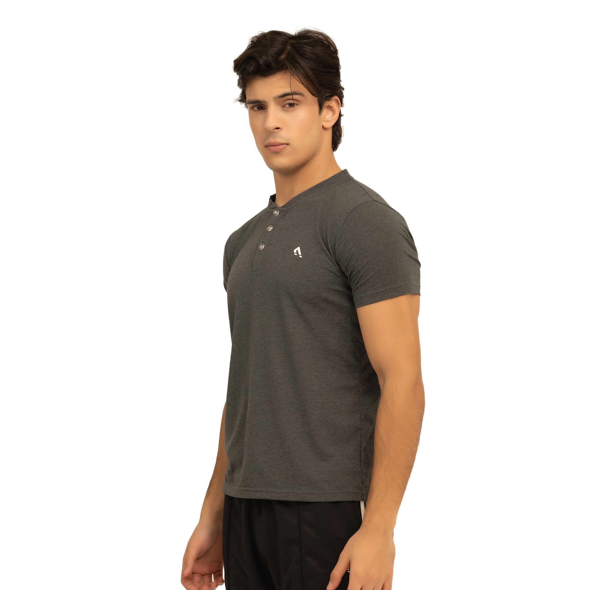 Herald Tee - Charcoal