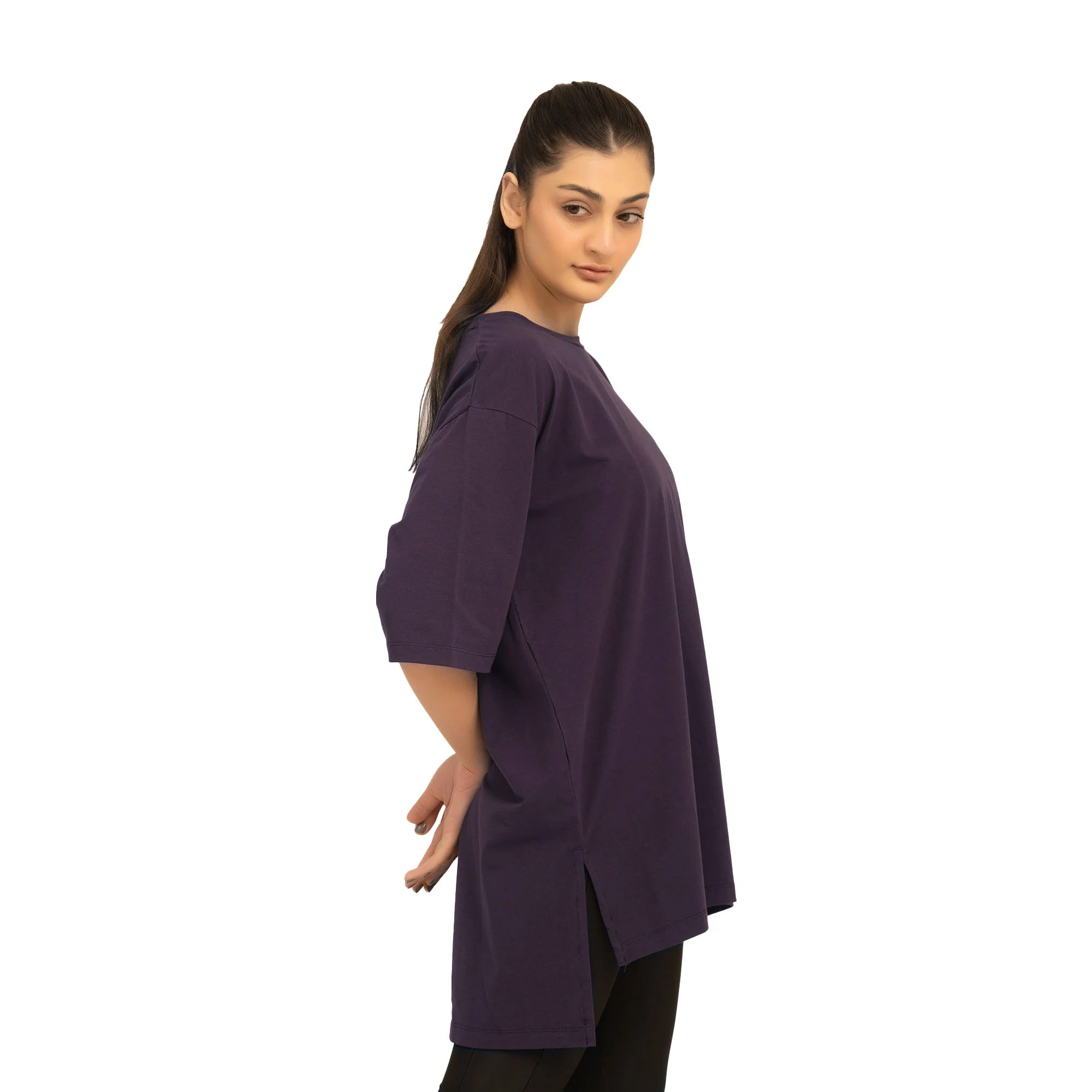 Kiara Cover Tee - Purple